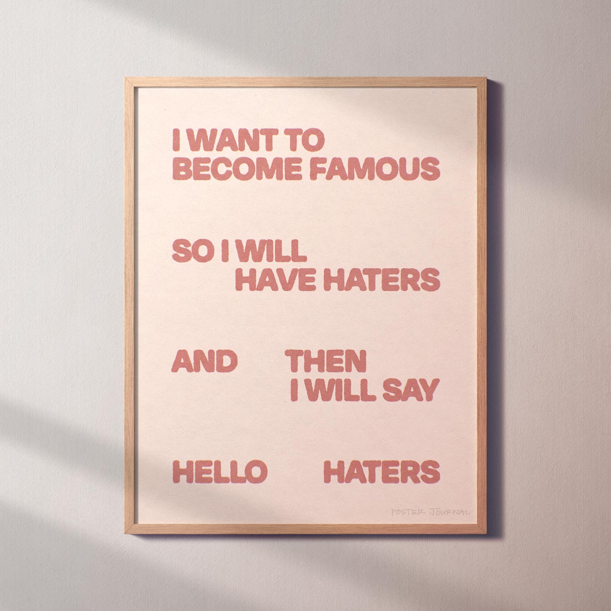 HATERS PRINT