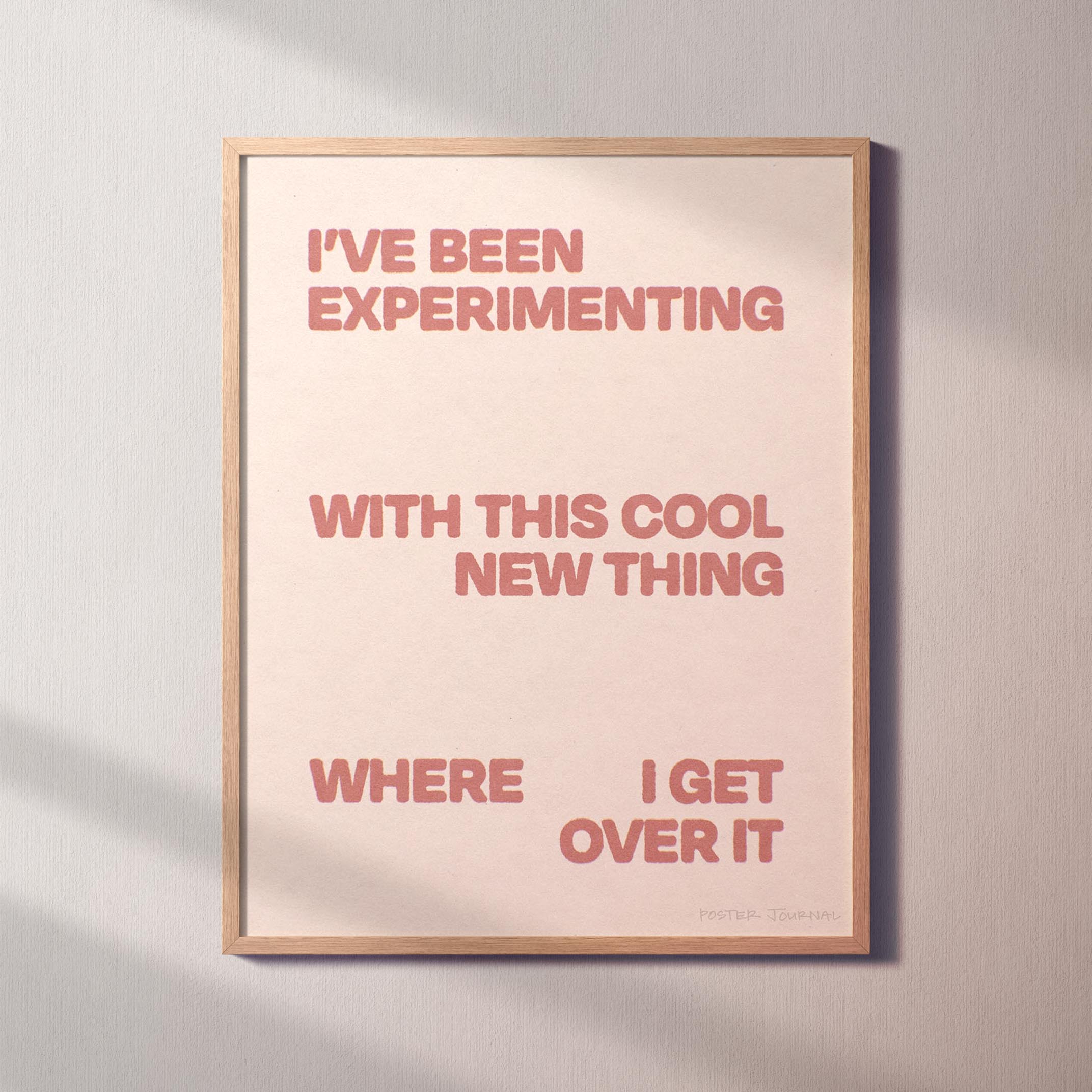 EXPERIMENTING PRINT