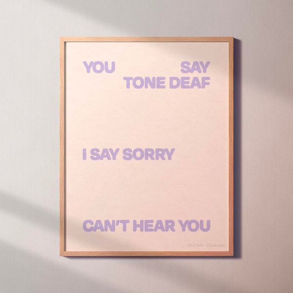 DEAF PRINT