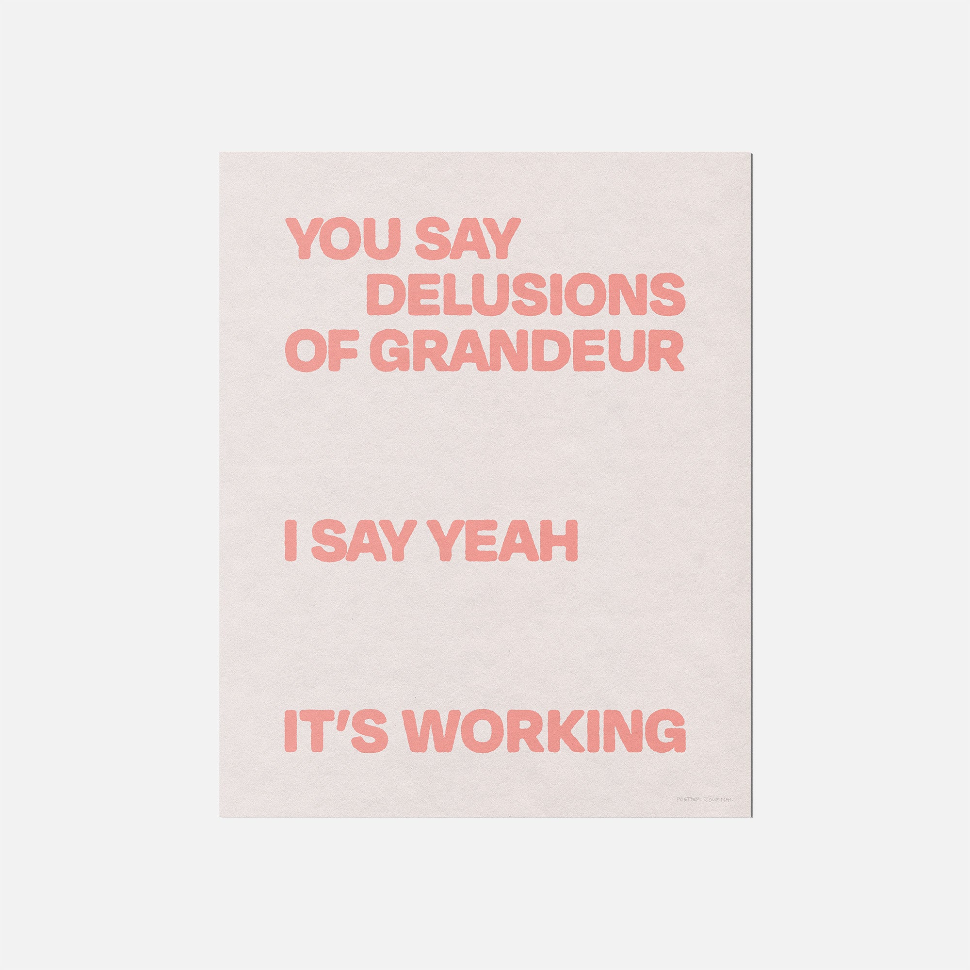 DELUSIONS PRINT