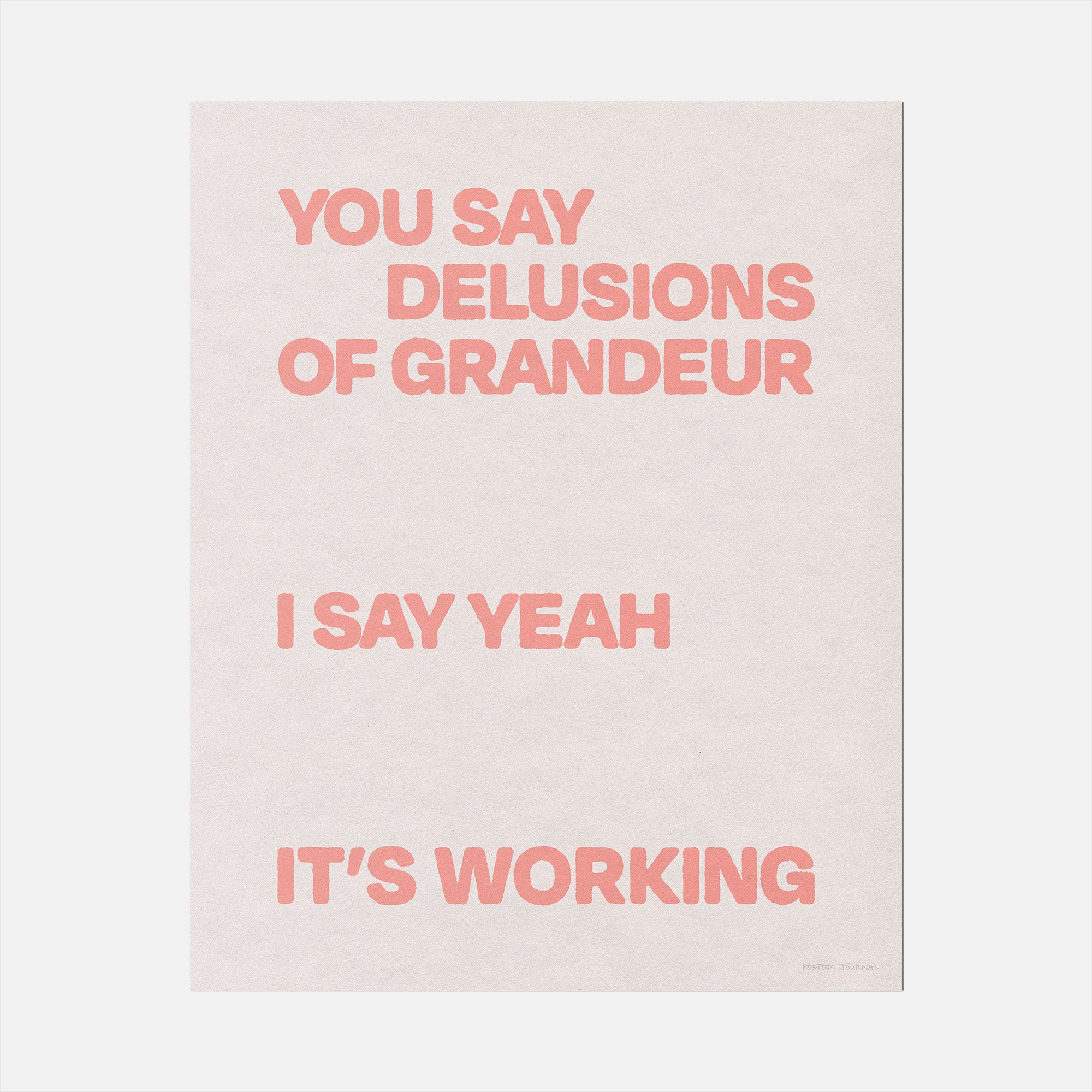 DELUSIONS PRINT