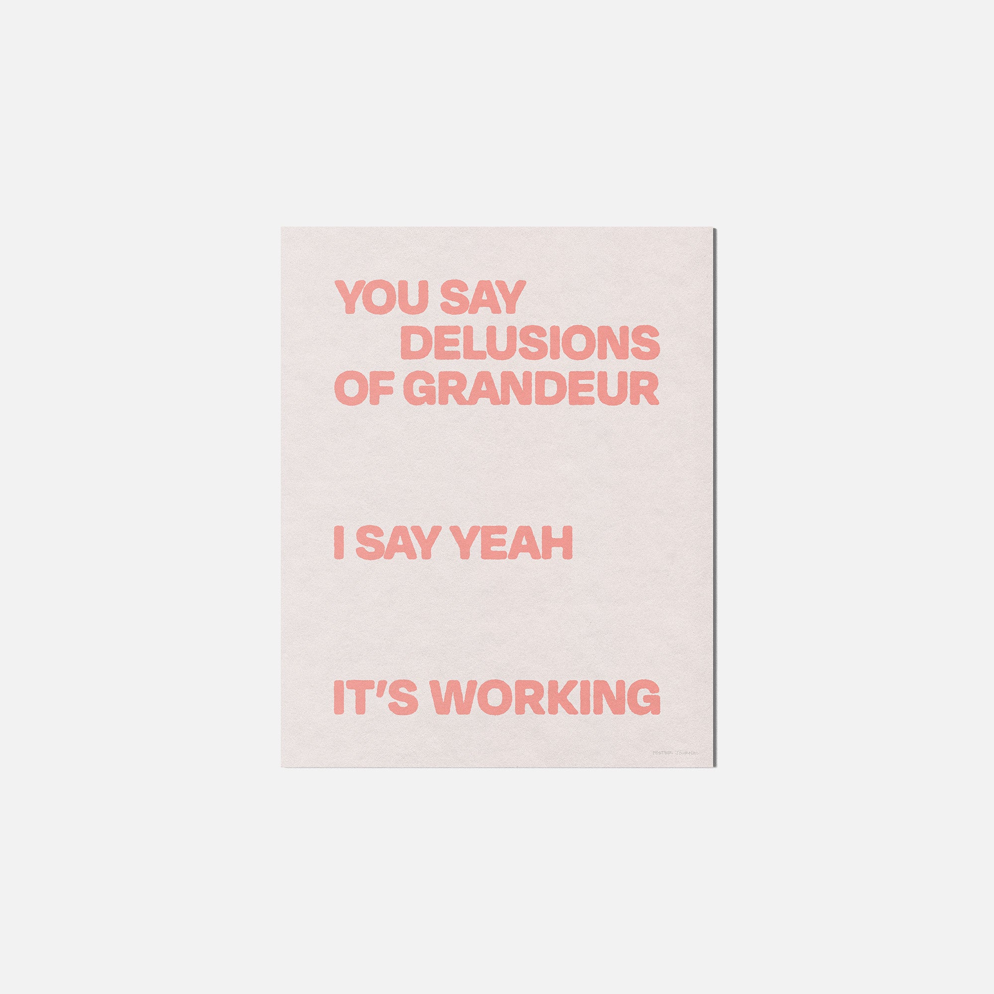 DELUSIONS PRINT