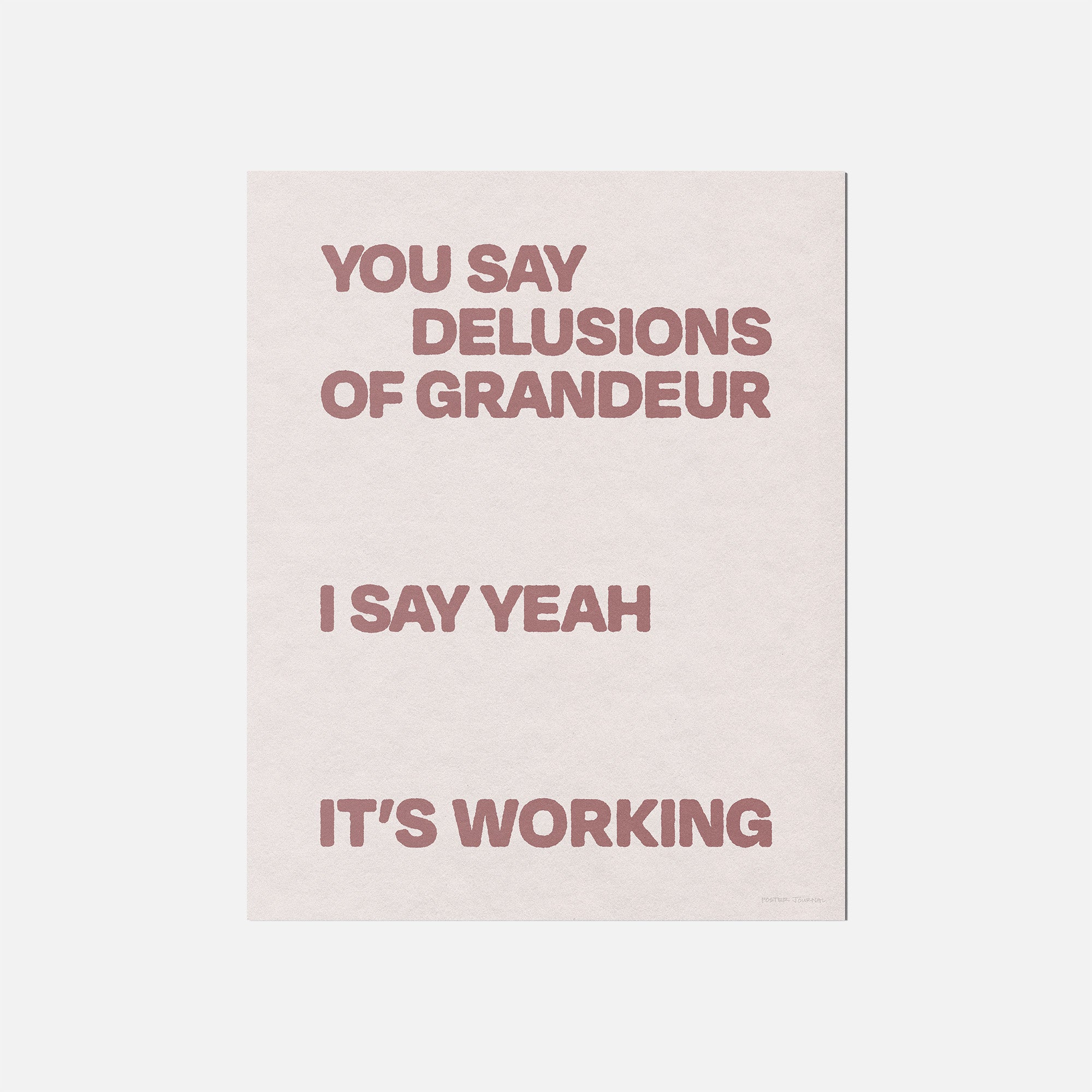 DELUSIONS PRINT
