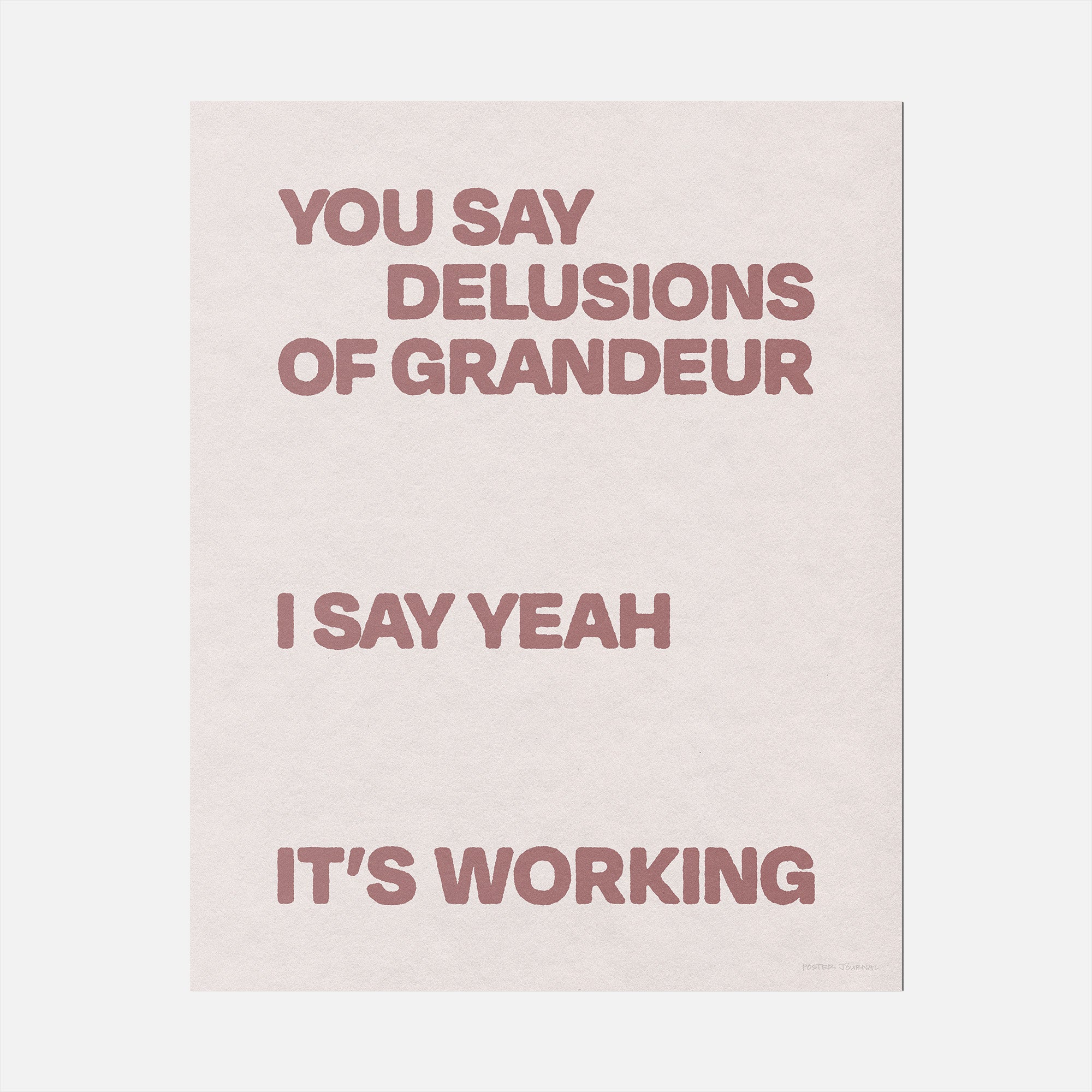 DELUSIONS PRINT
