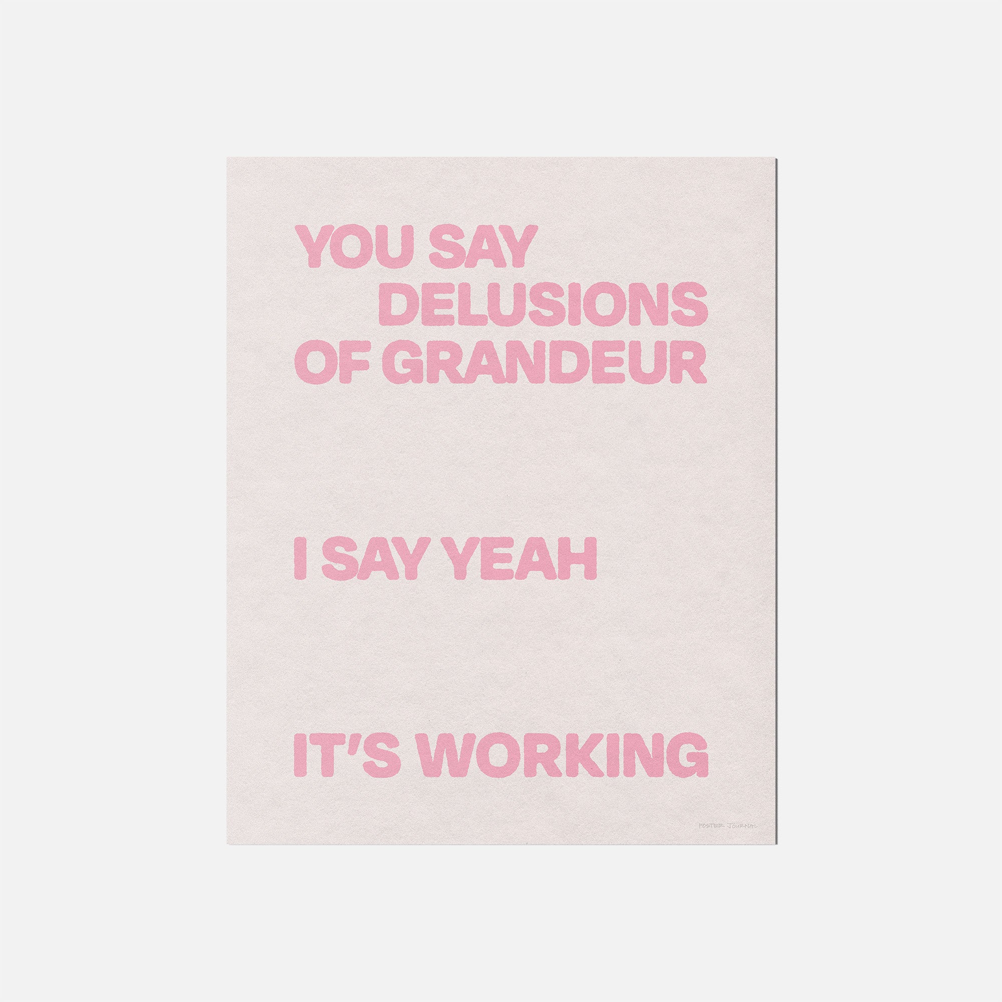 DELUSIONS PRINT