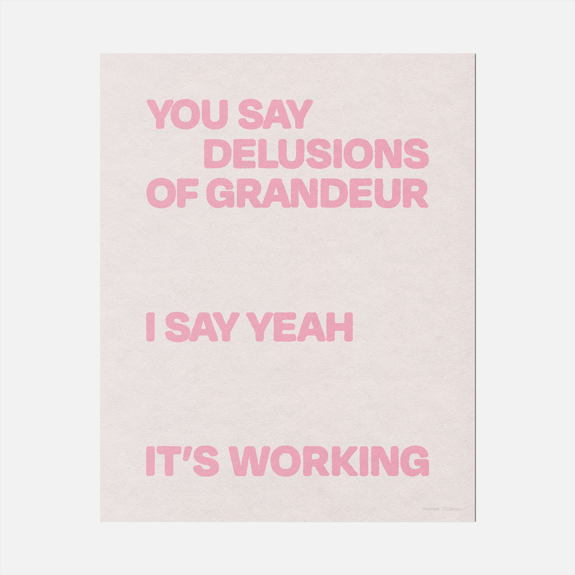 DELUSIONS PRINT