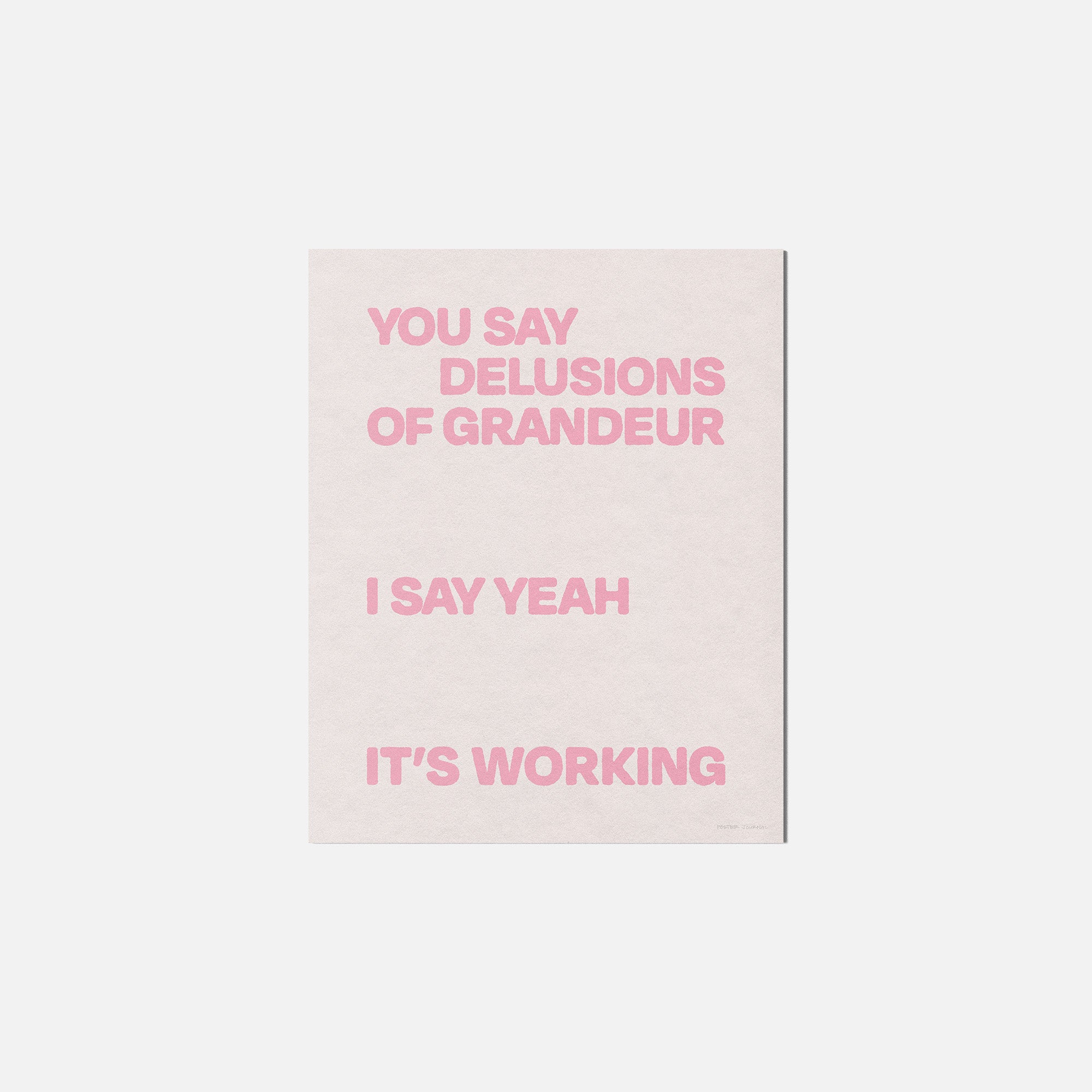 DELUSIONS PRINT