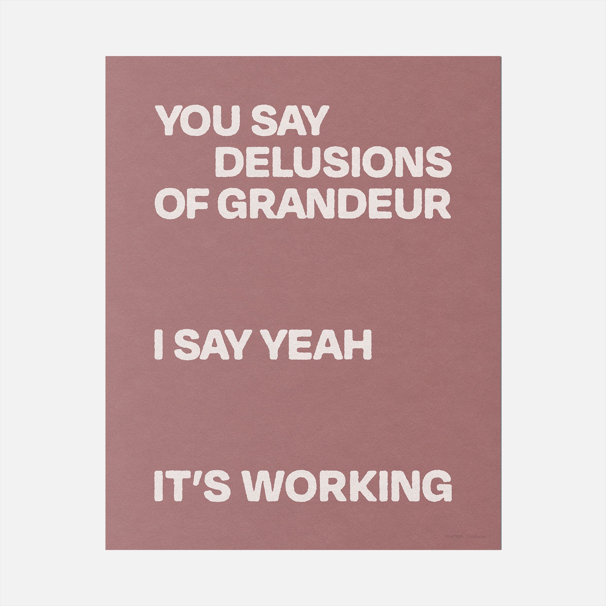 DELUSIONS PRINT