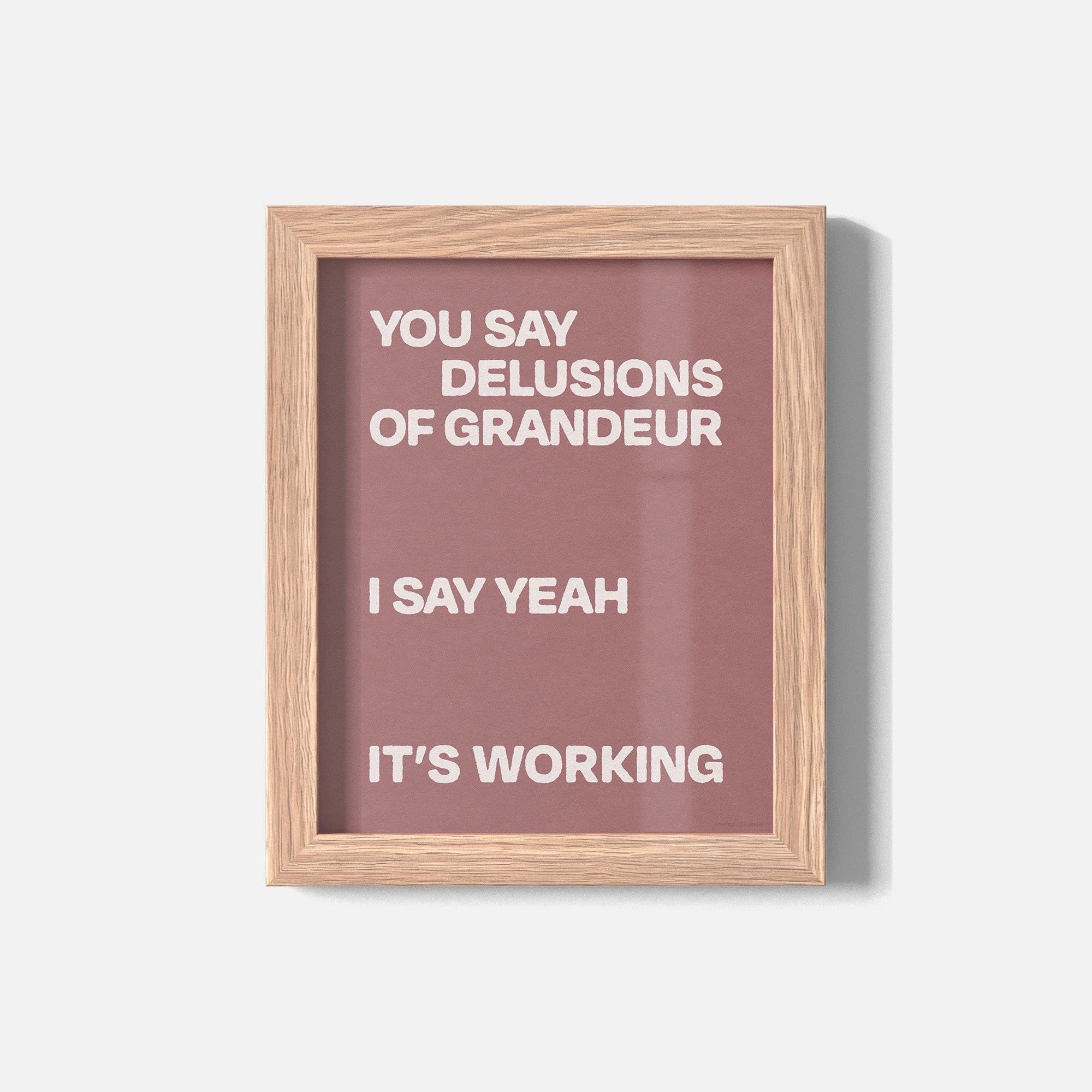 DELUSIONS PRINT