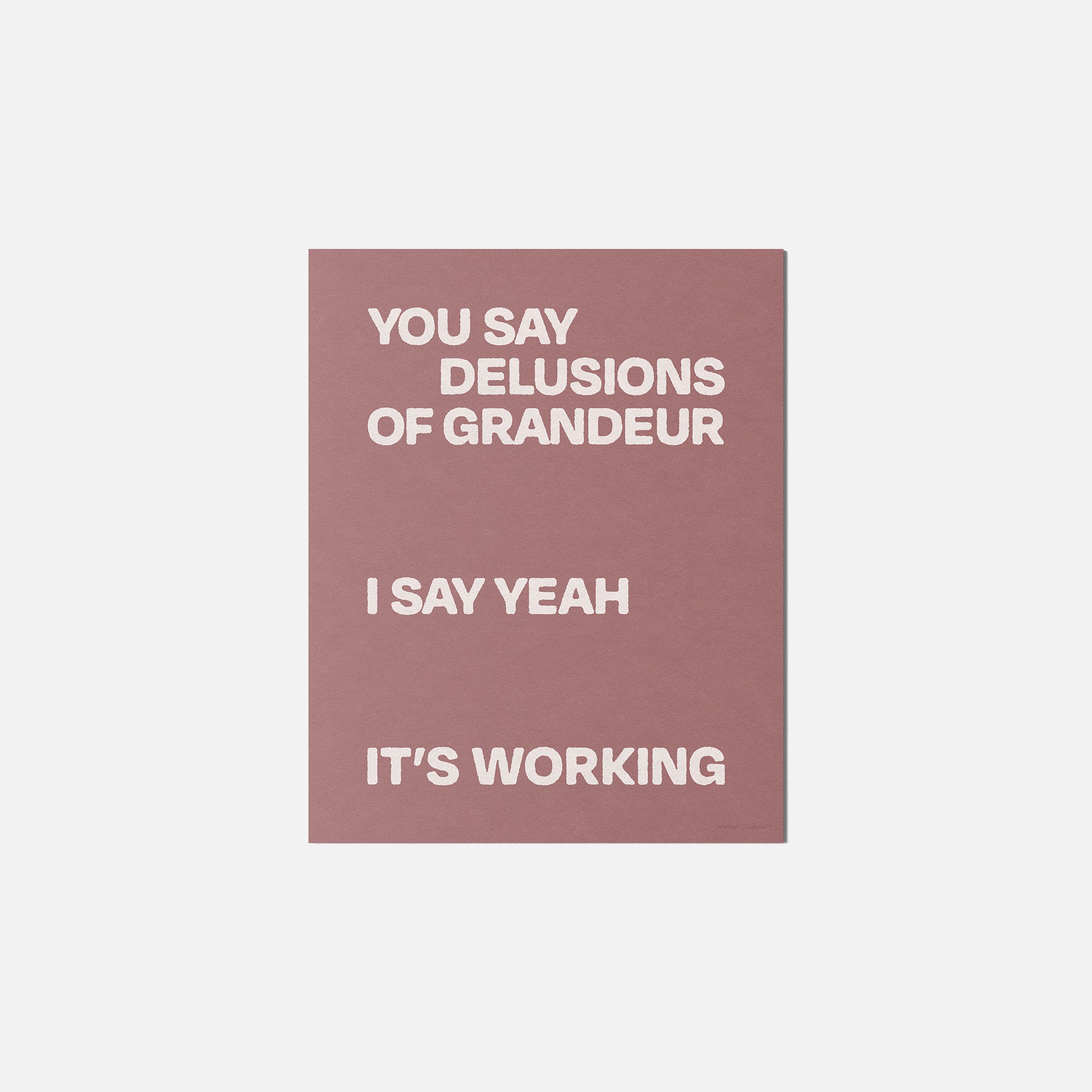 DELUSIONS PRINT
