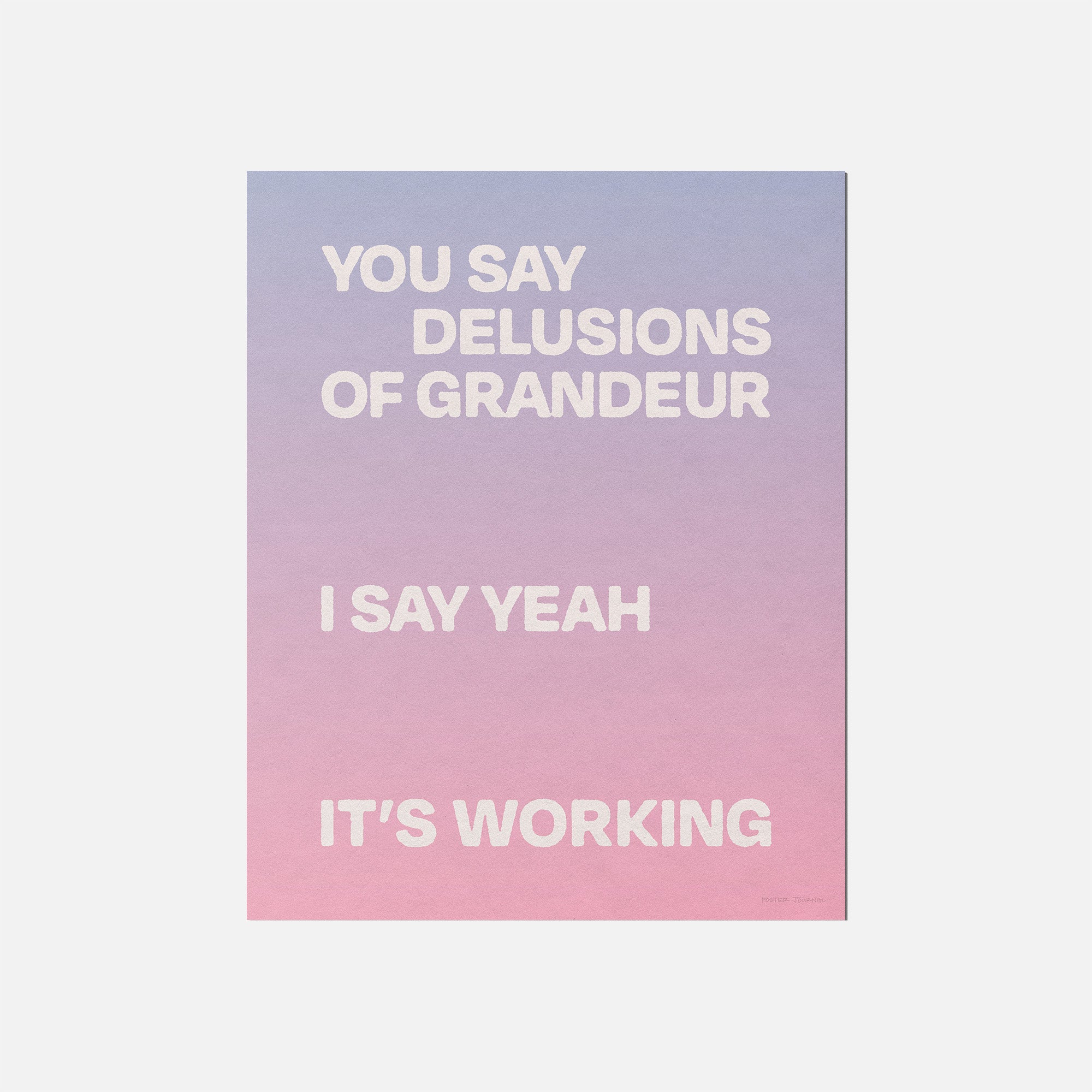 DELUSIONS PRINT