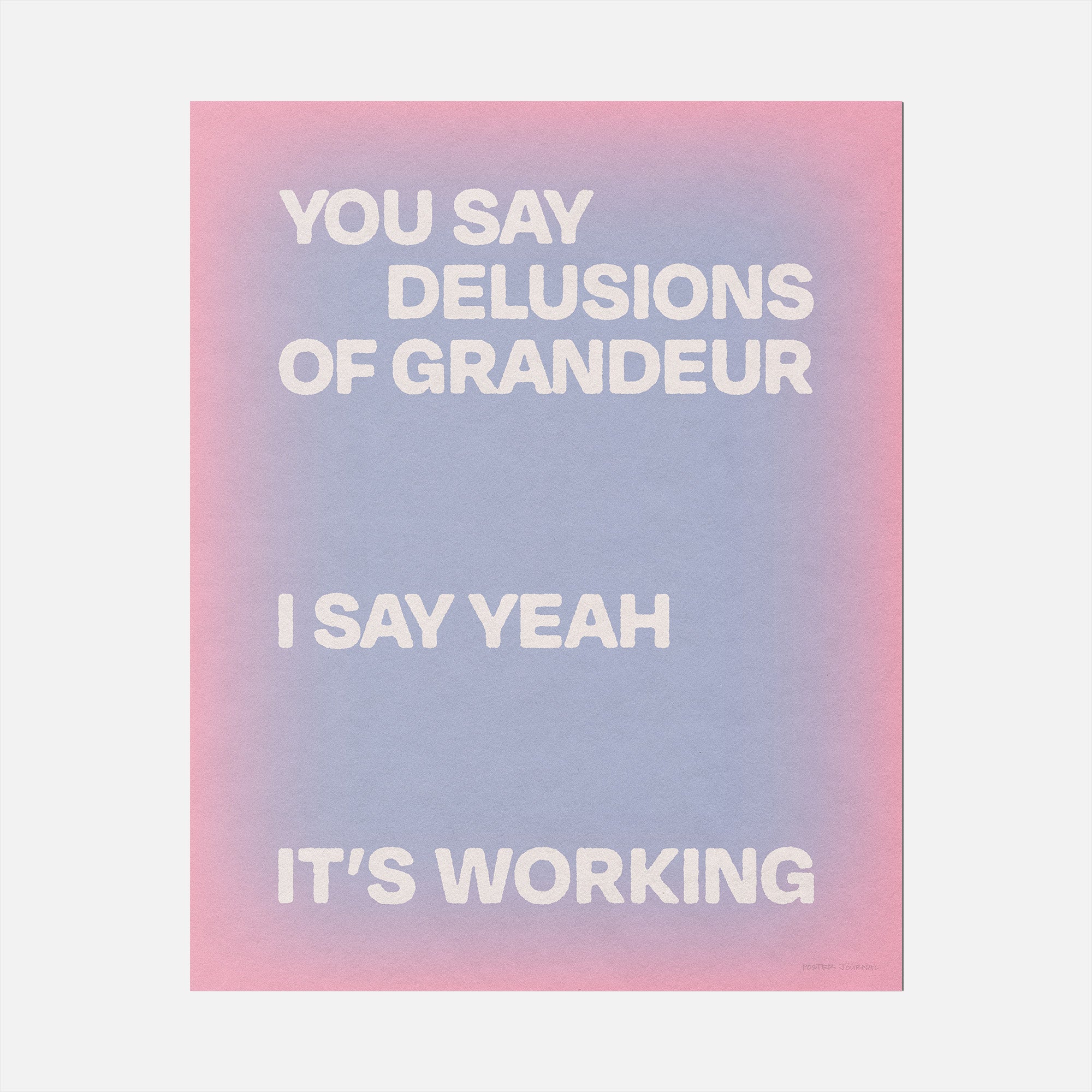 DELUSIONS PRINT