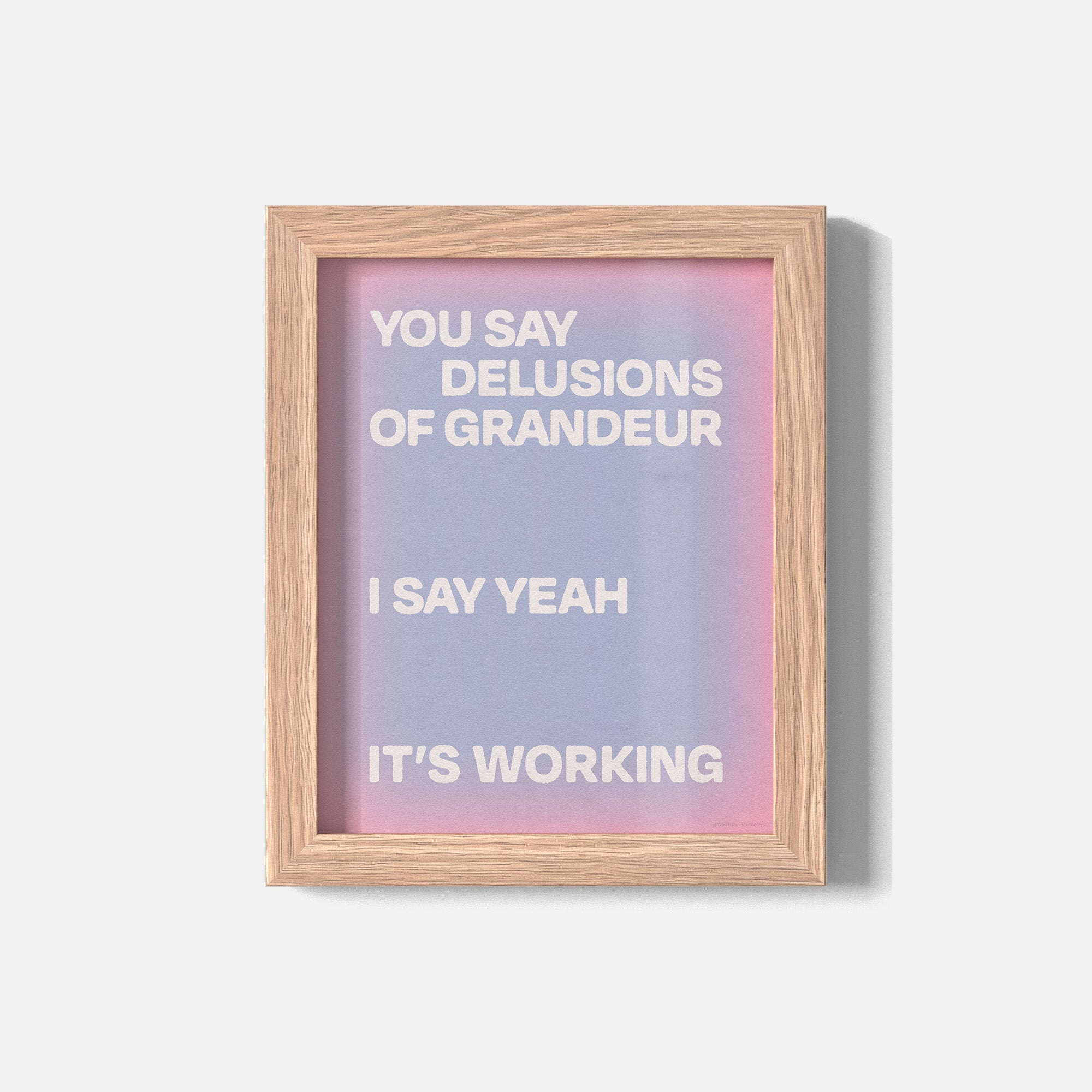 DELUSIONS PRINT