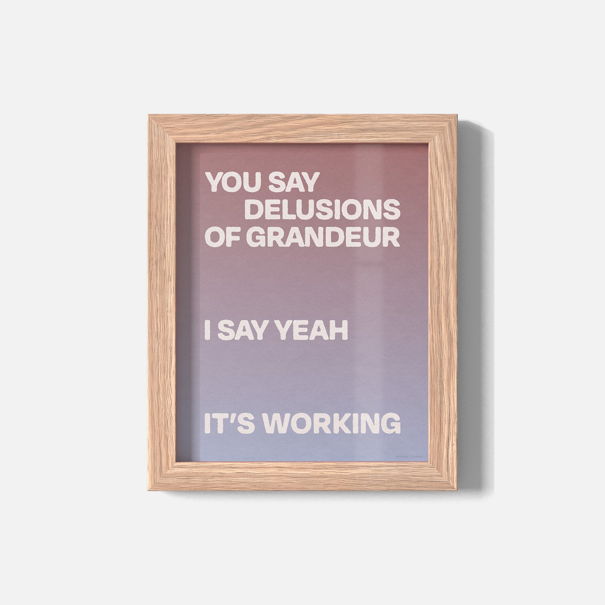 DELUSIONS PRINT