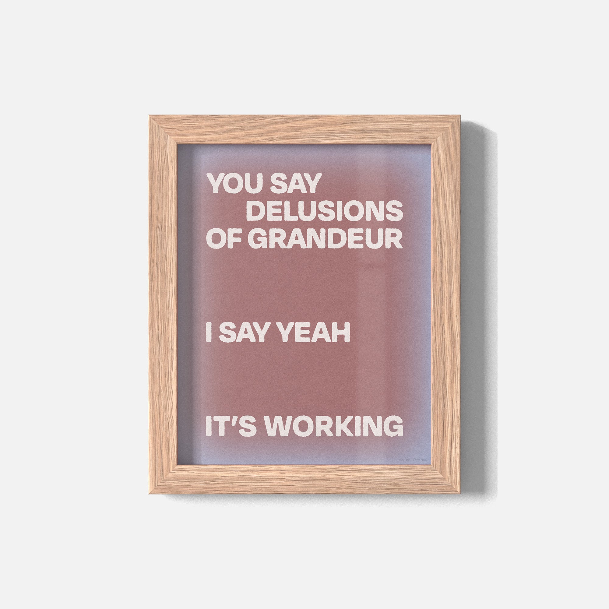 DELUSIONS PRINT