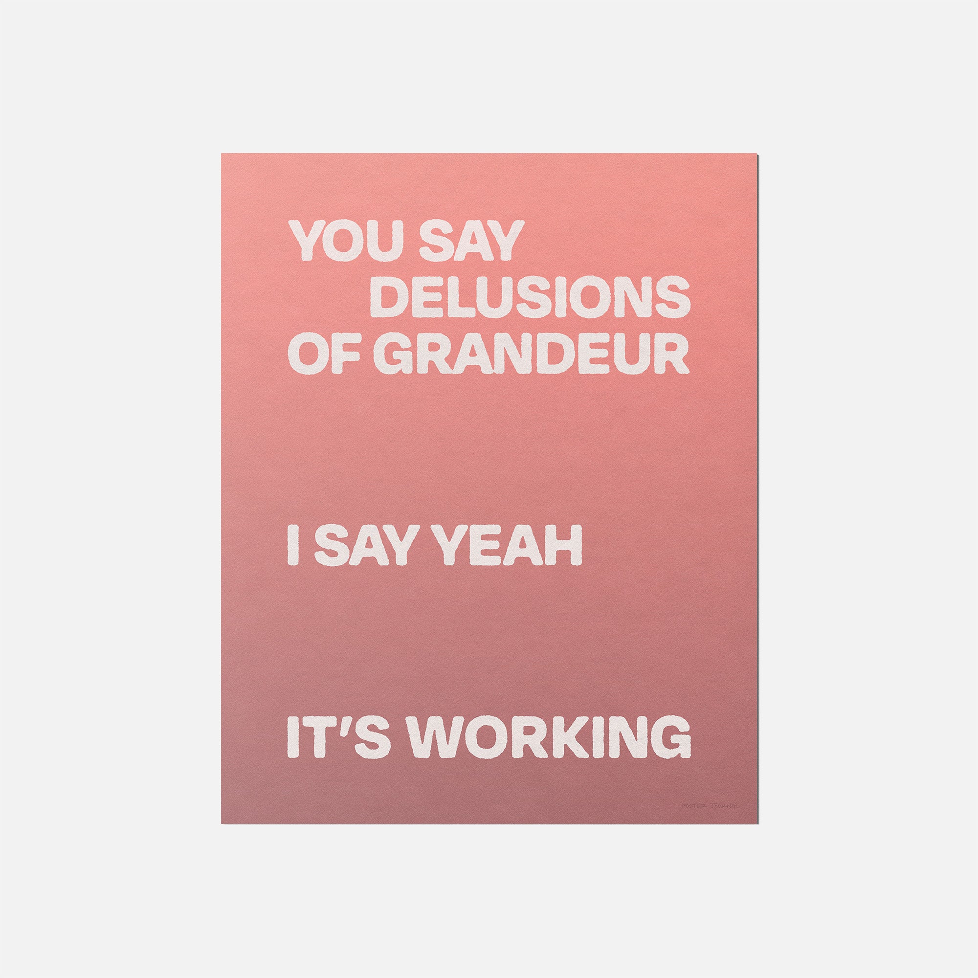 DELUSIONS PRINT