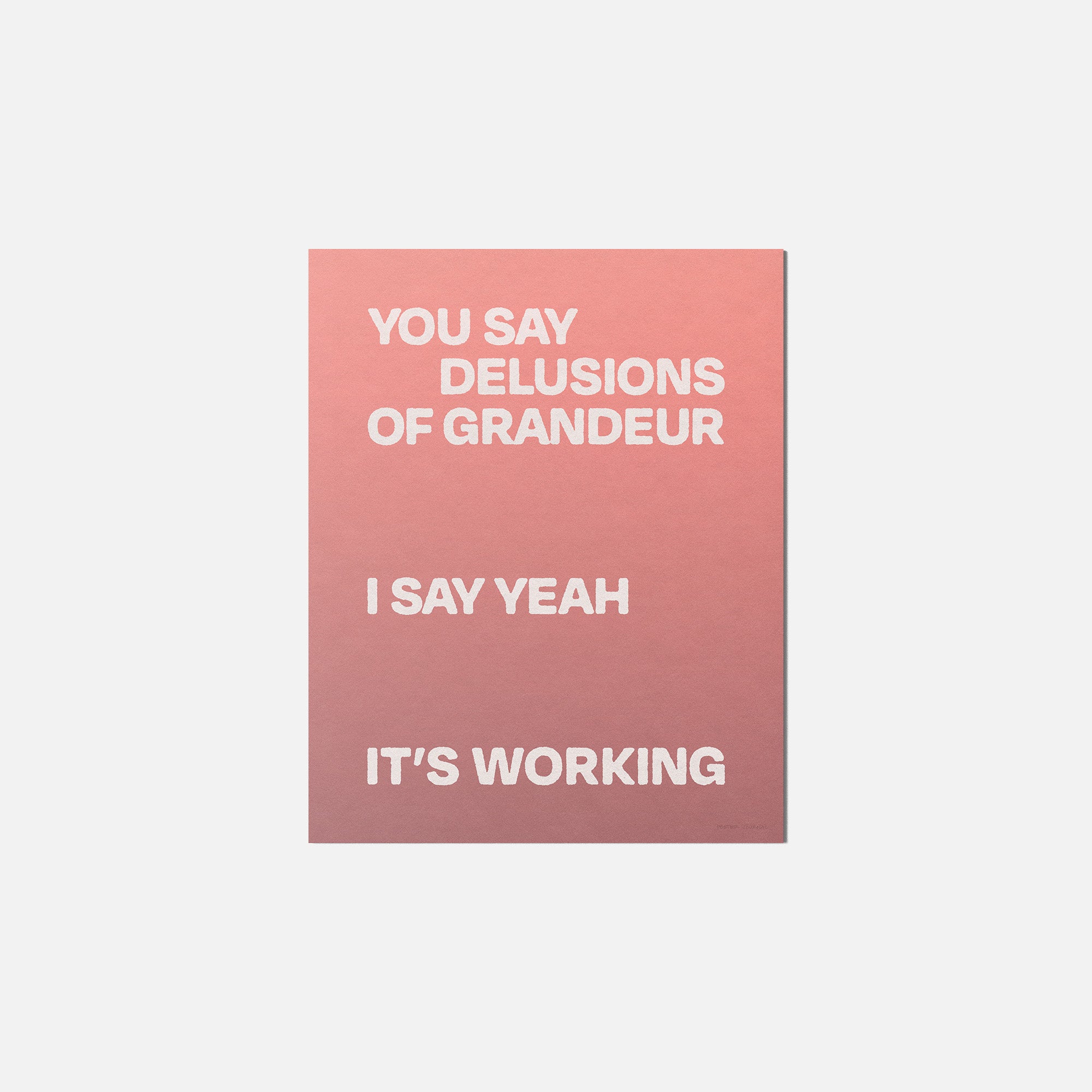 DELUSIONS PRINT