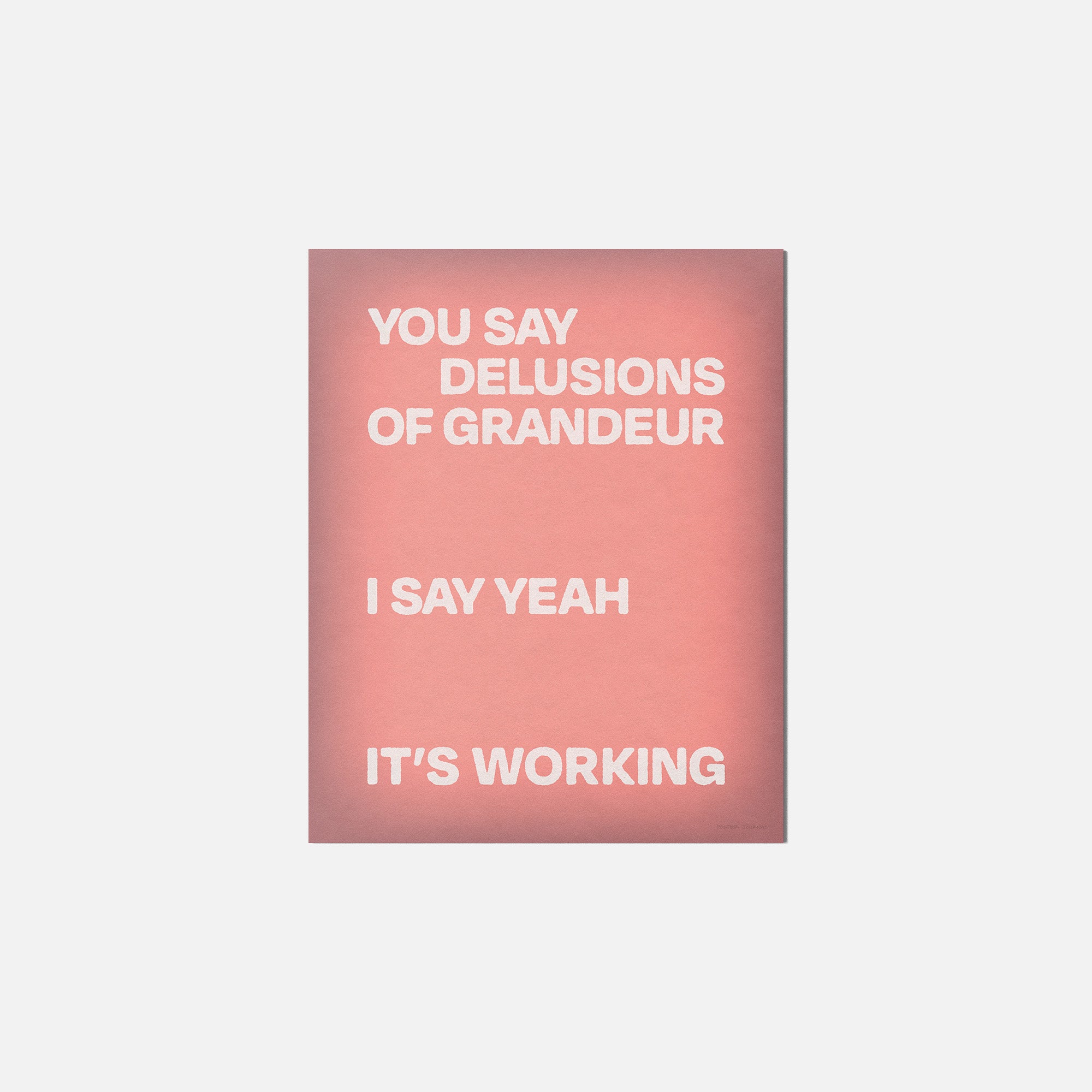 DELUSIONS PRINT