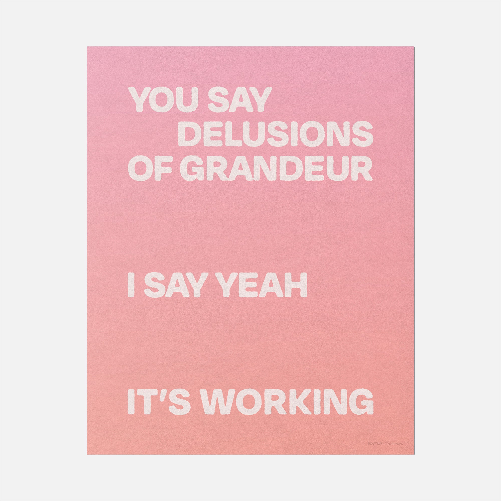 DELUSIONS PRINT