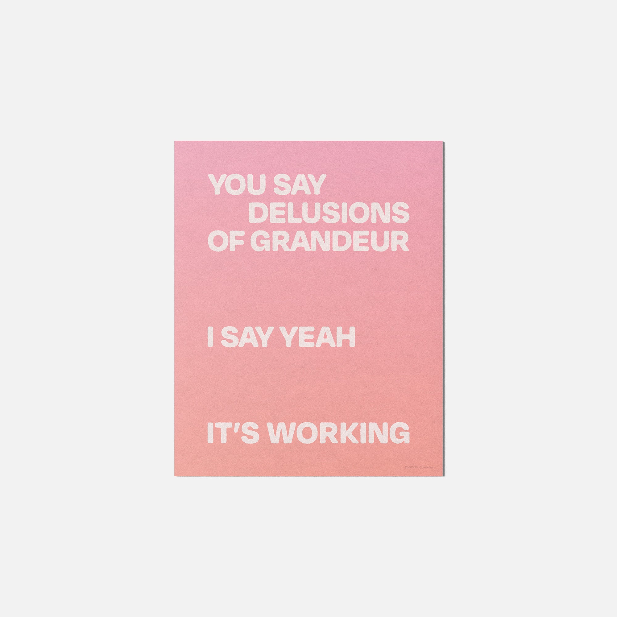 DELUSIONS PRINT