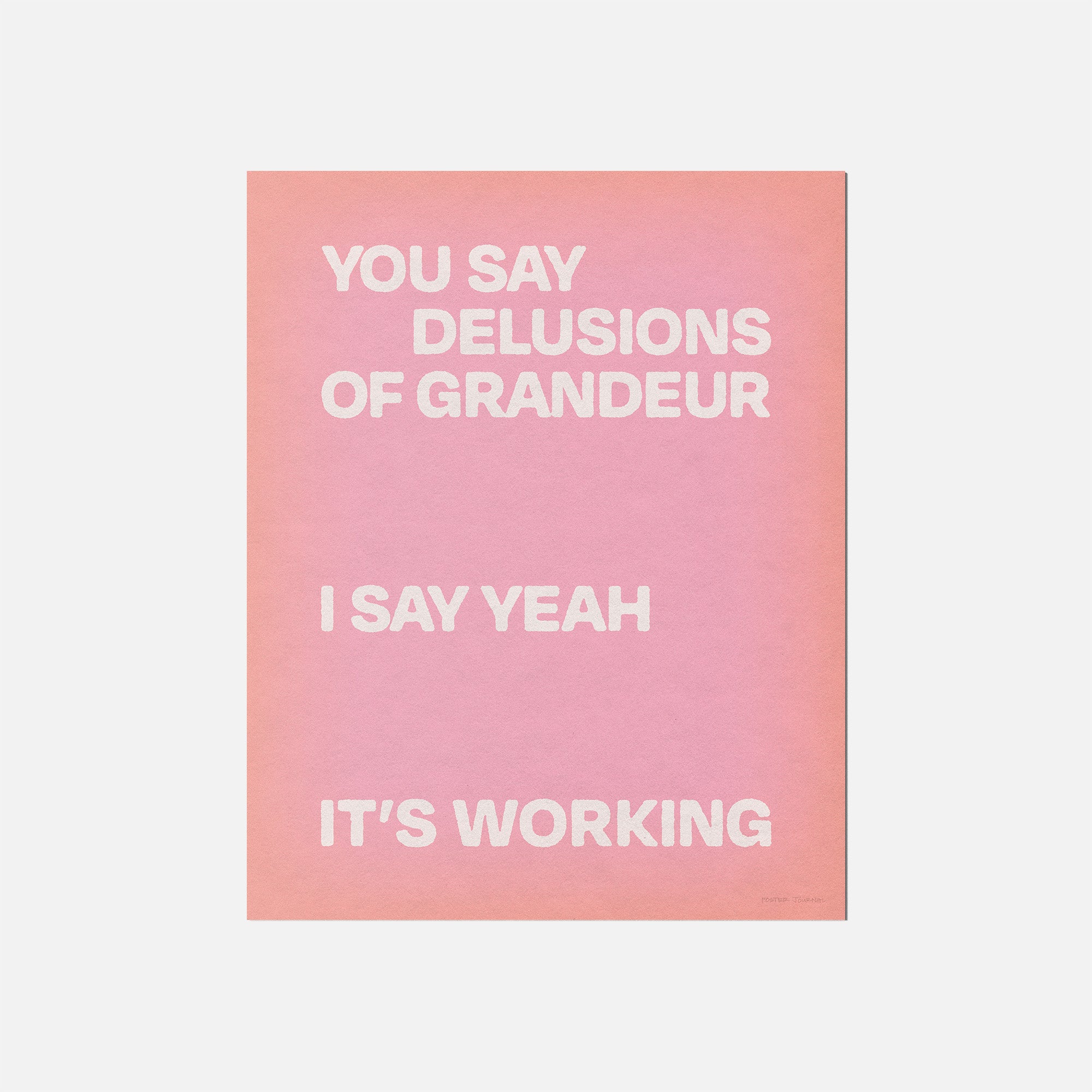 DELUSIONS PRINT