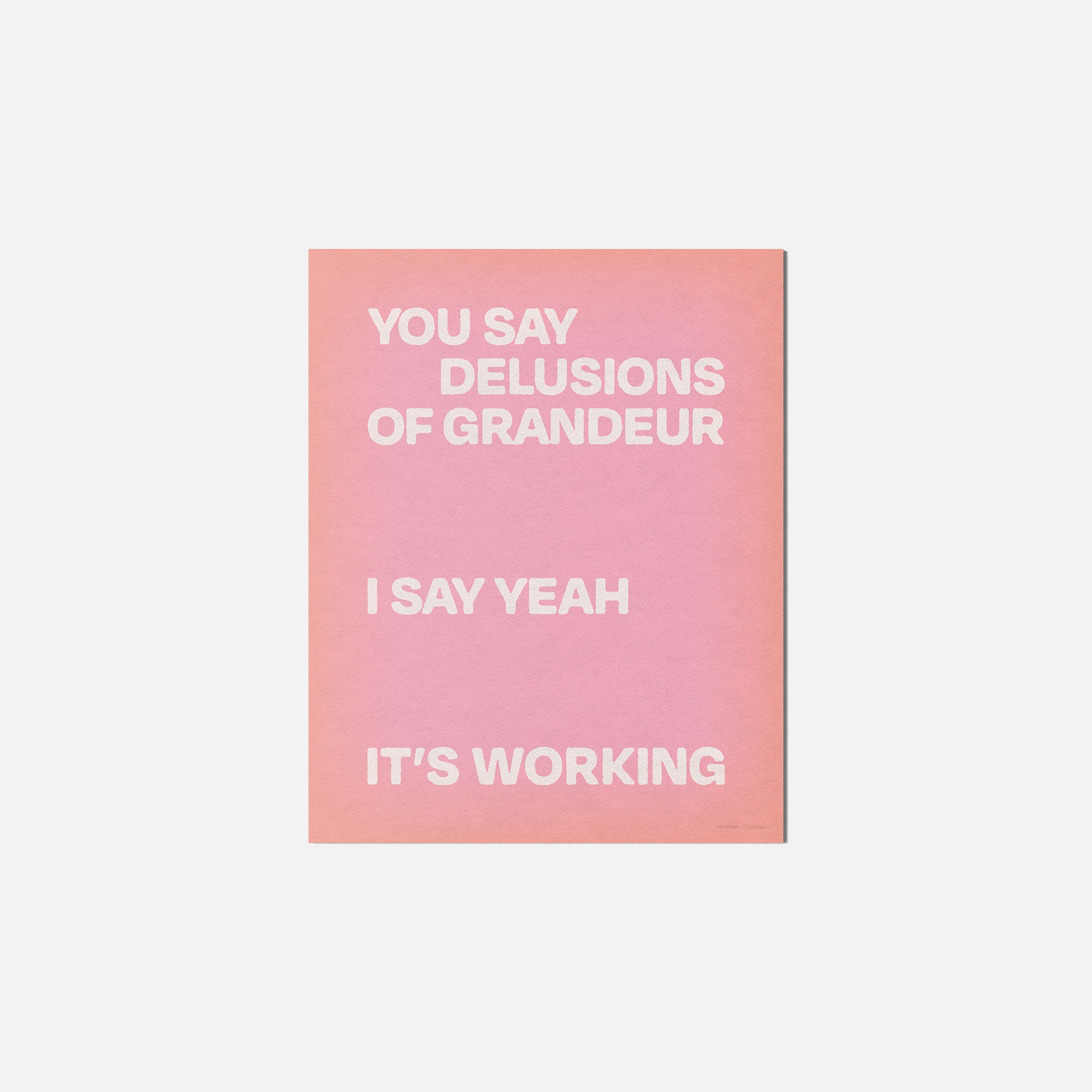 DELUSIONS PRINT