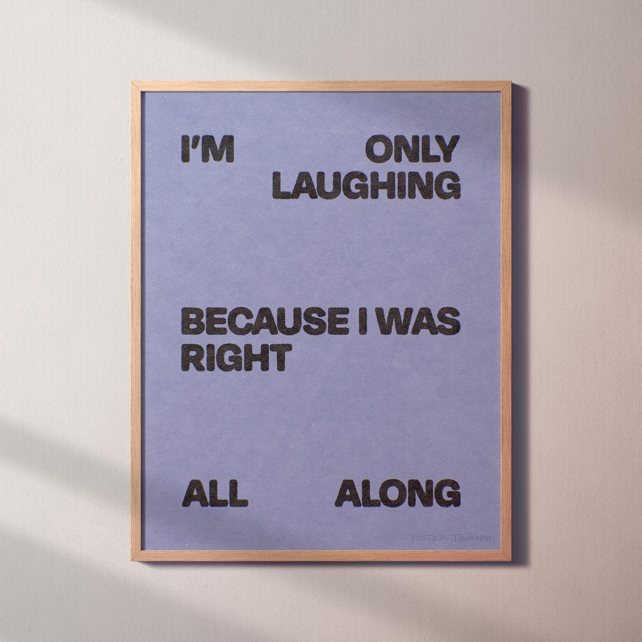 LAUGHING PRINT