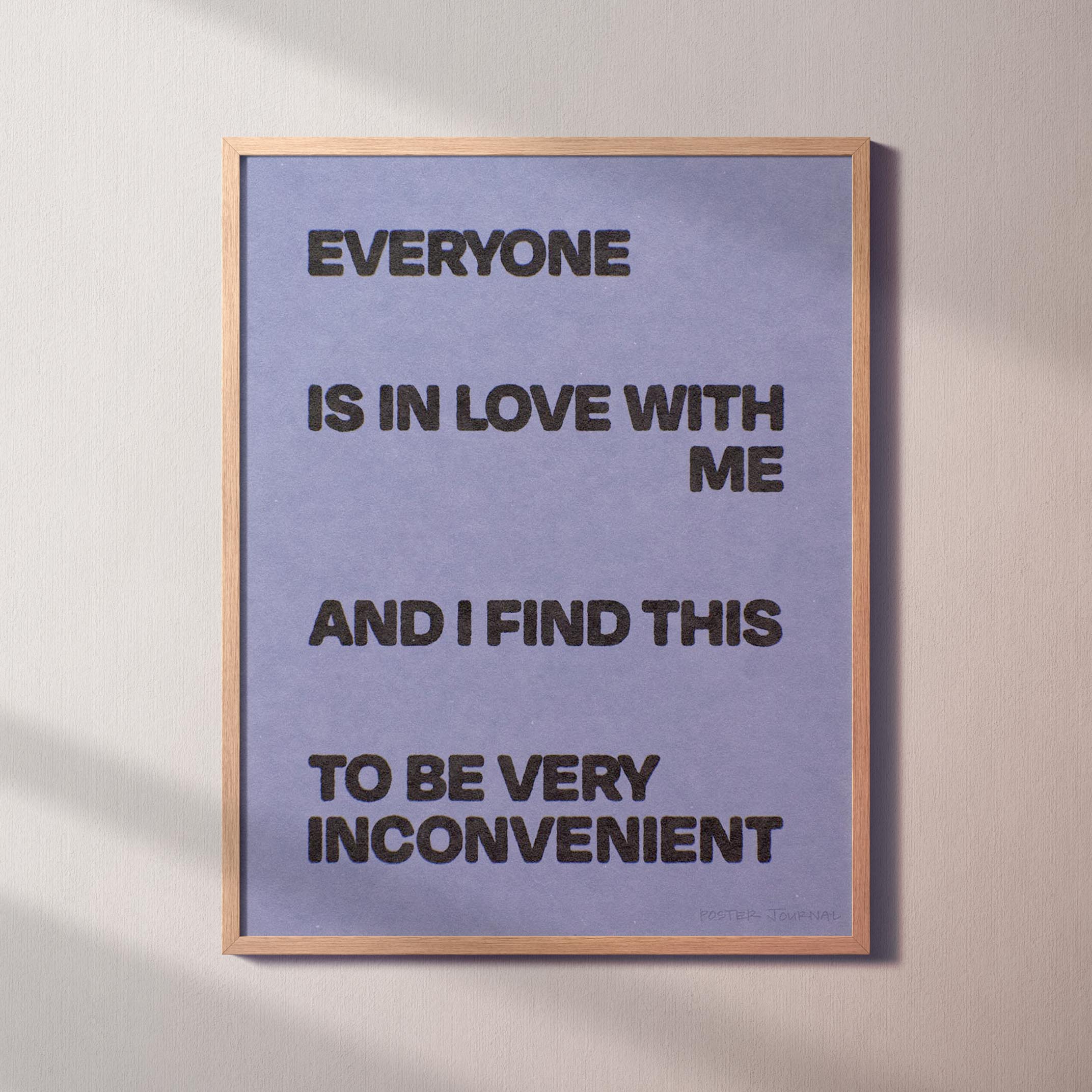 INCONVENIENT PRINT