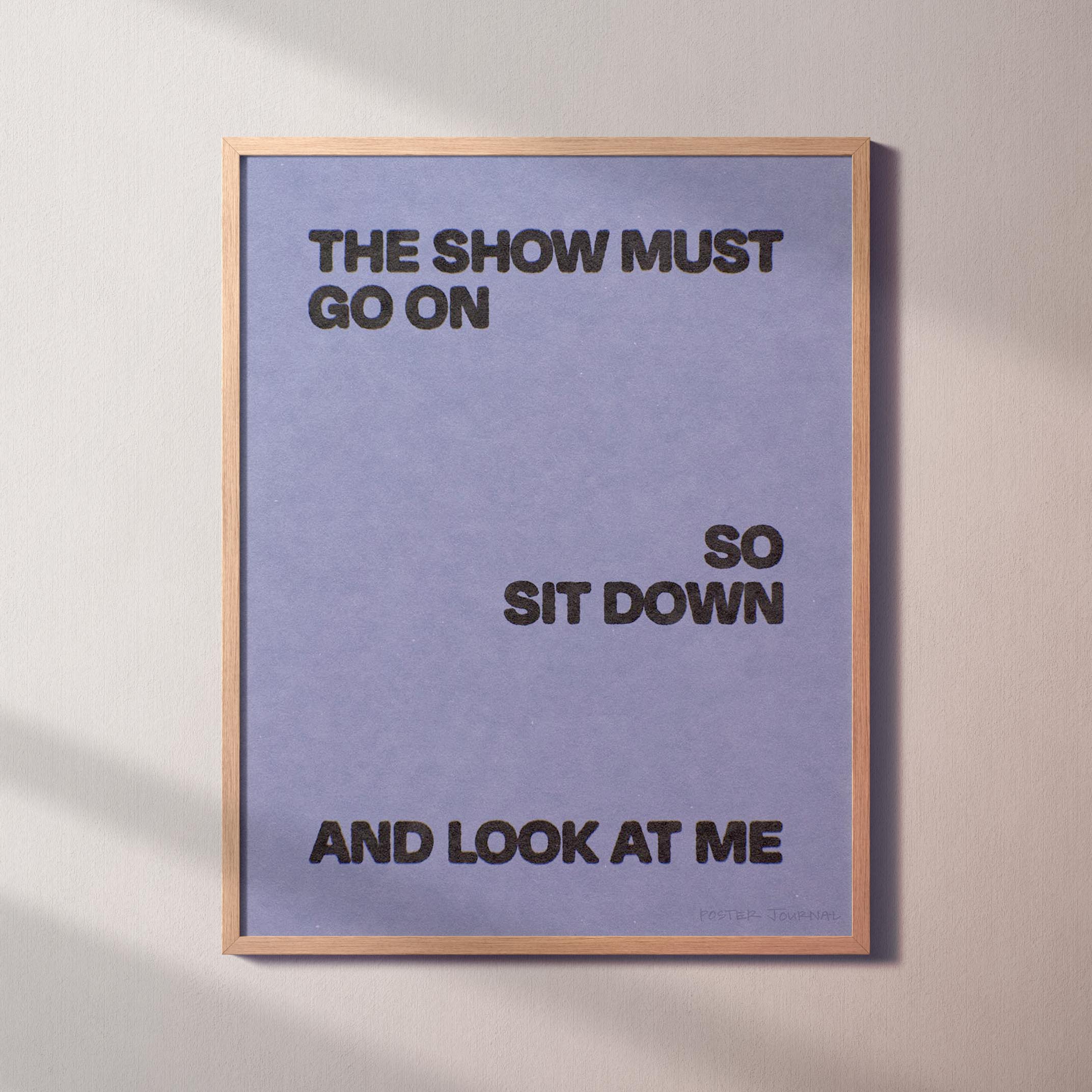 SHOW PRINT