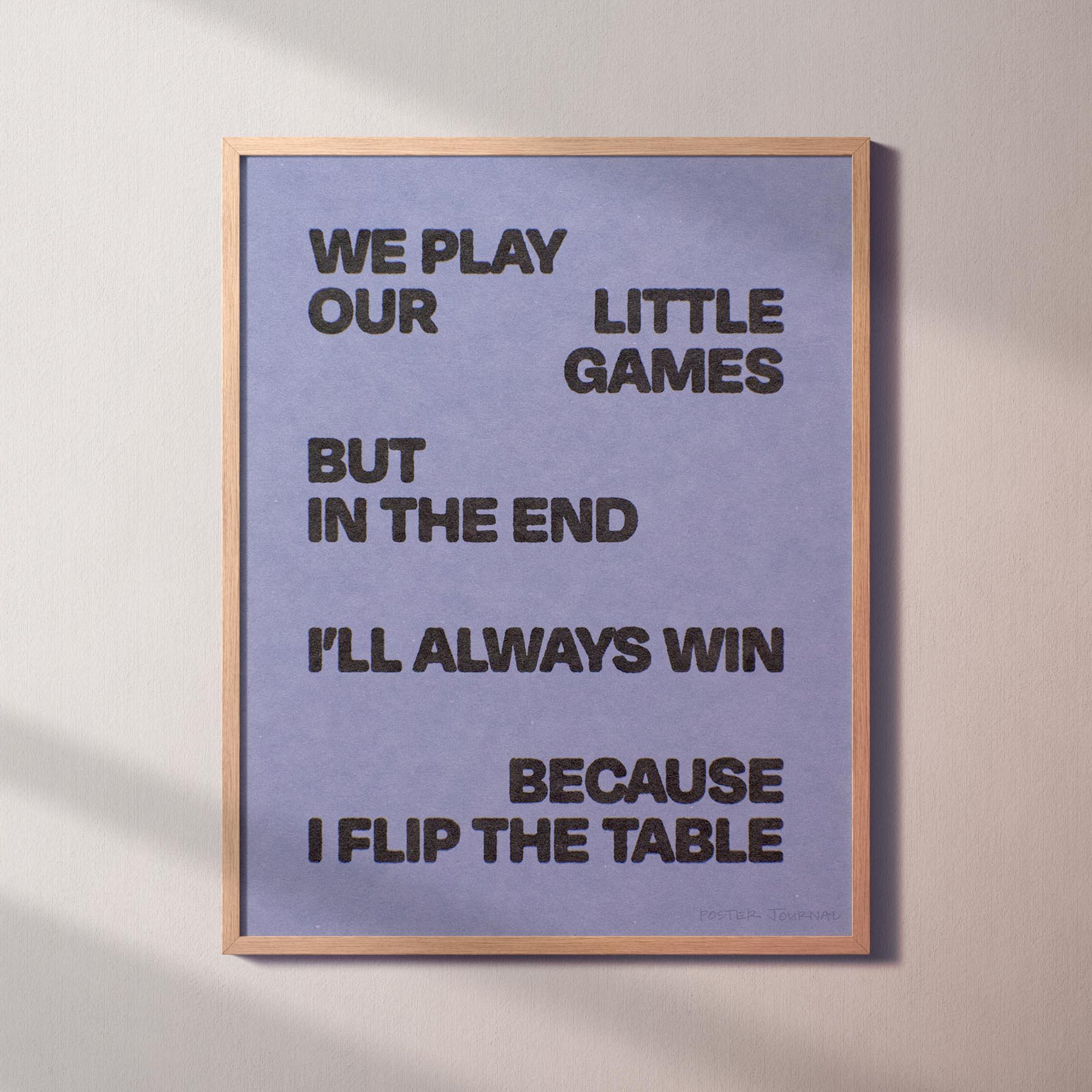TABLE PRINT