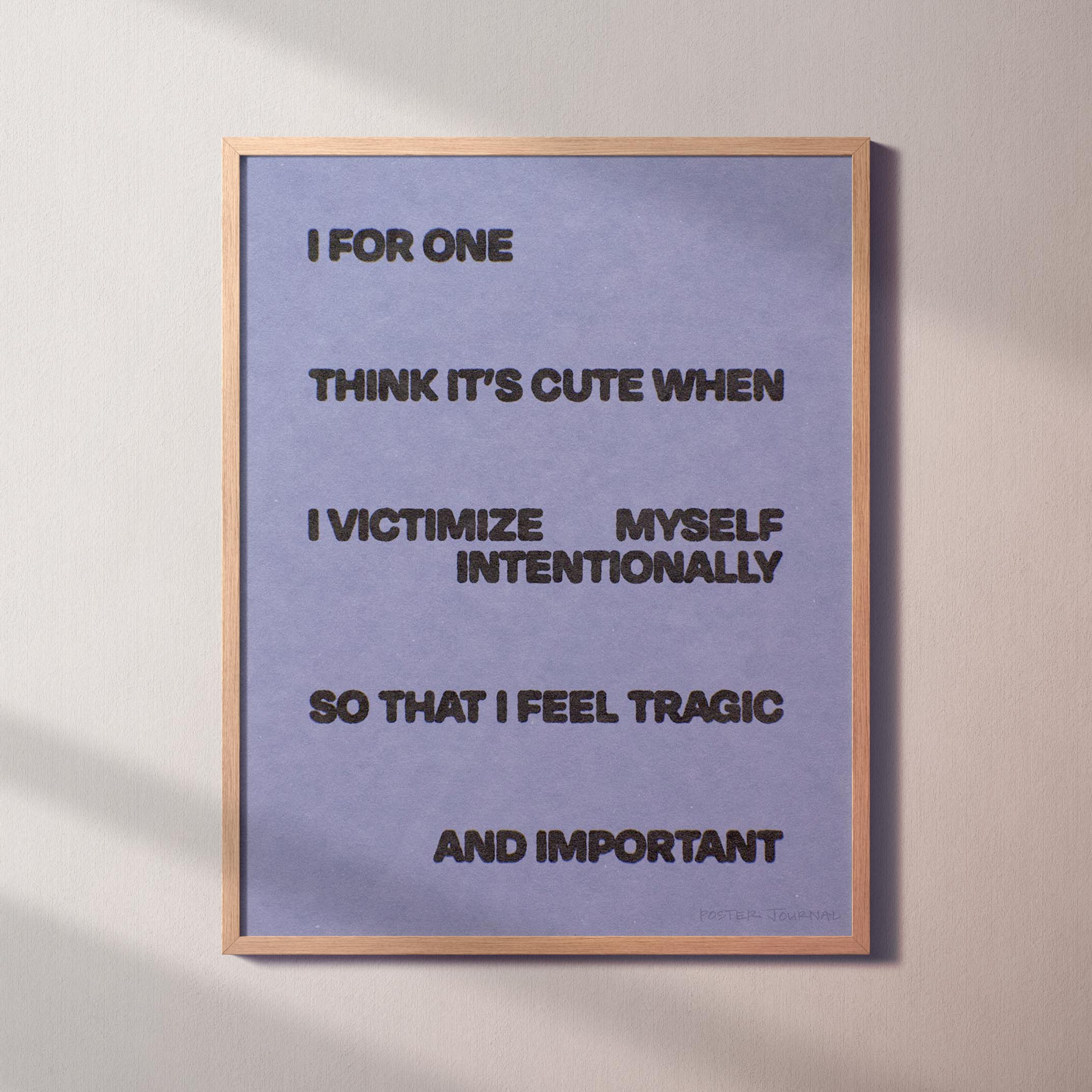 TRAGIC PRINT