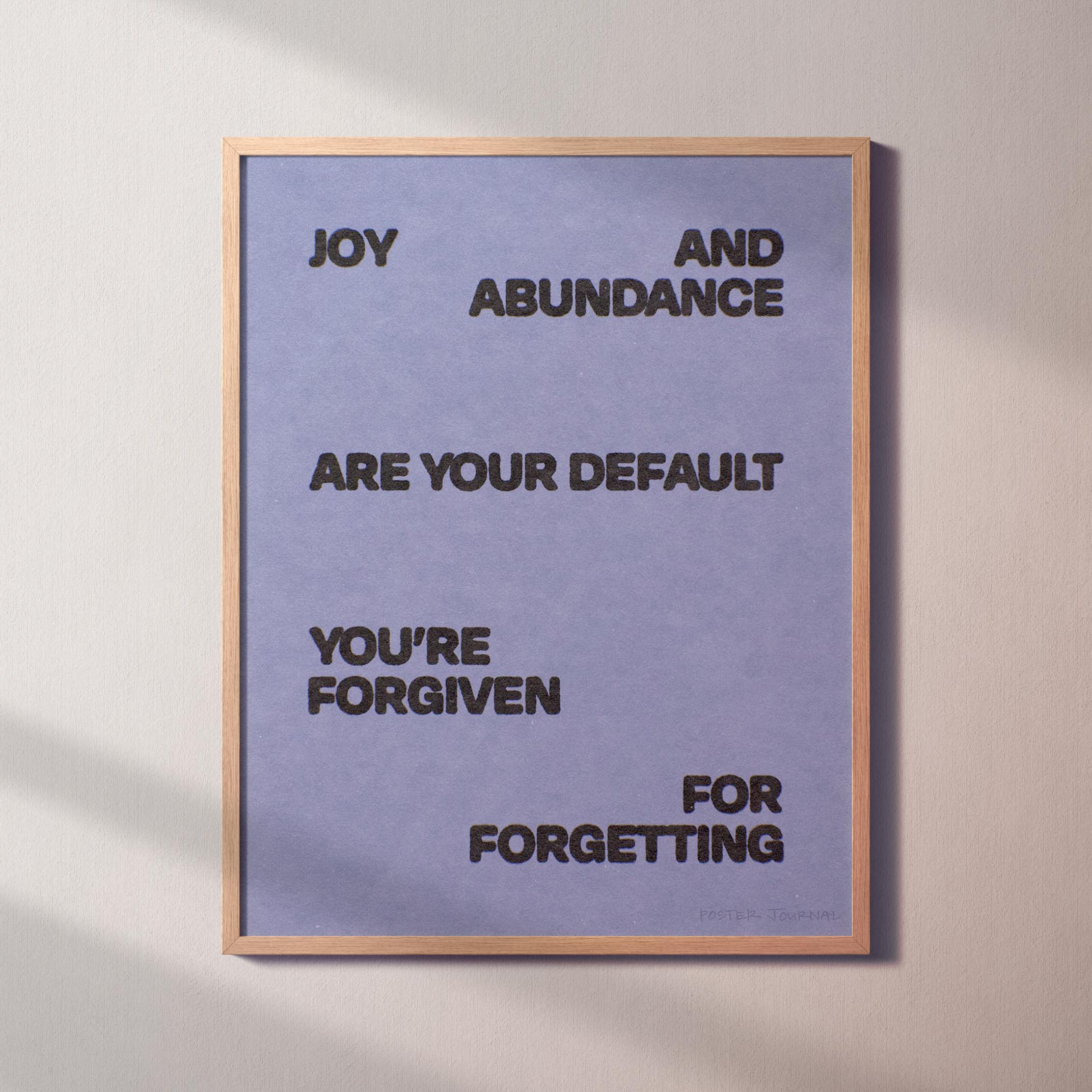 FORGIVEN PRINT