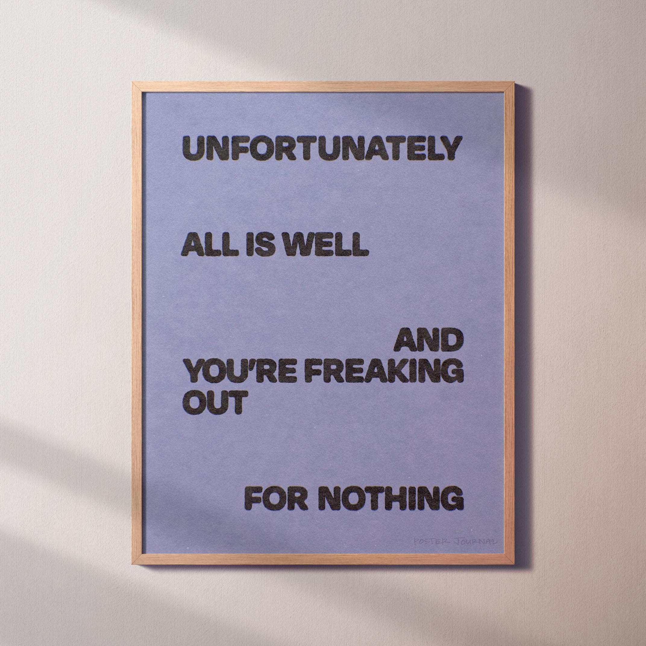 UNFORTUNATELY PRINT
