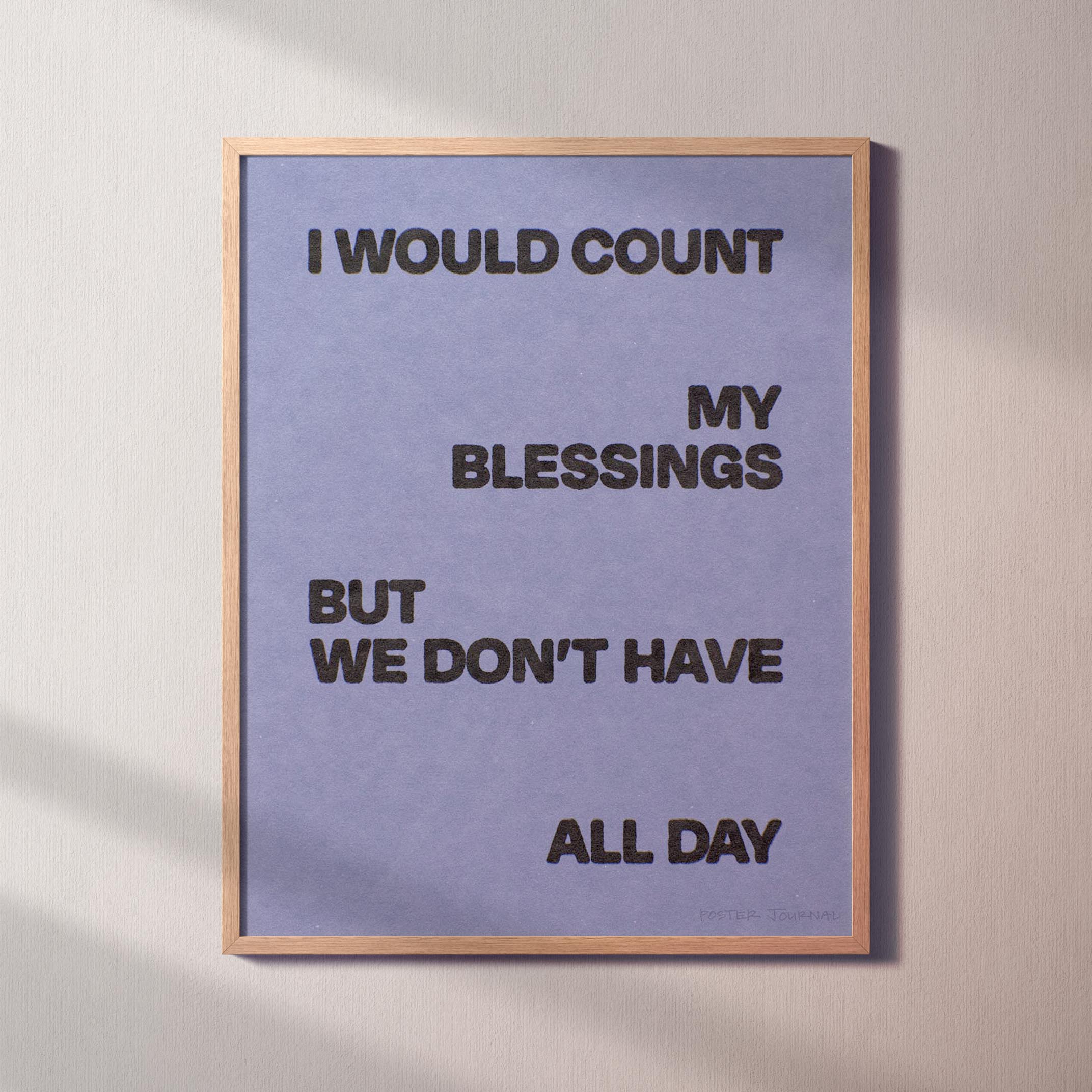 BLESSINGS PRINT
