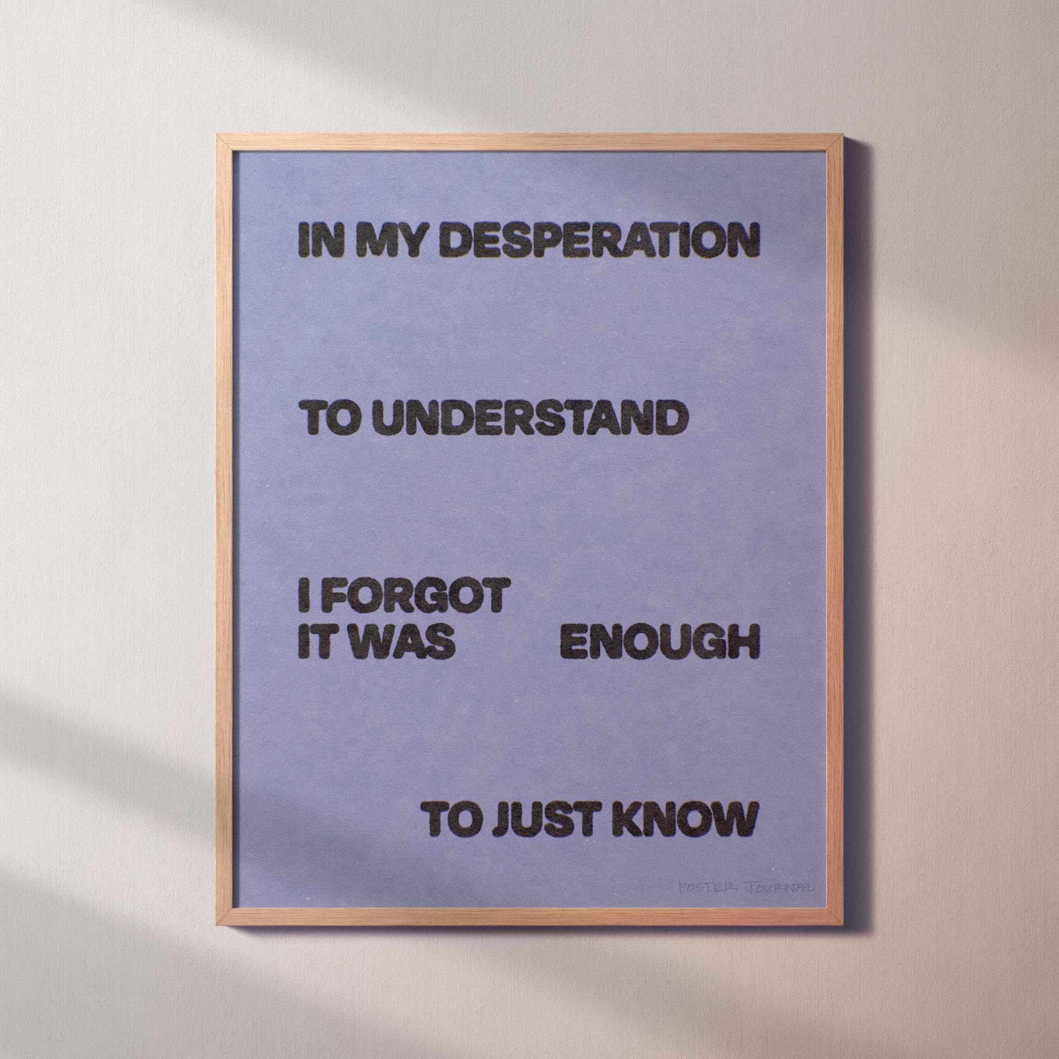 DESPERATION PRINT