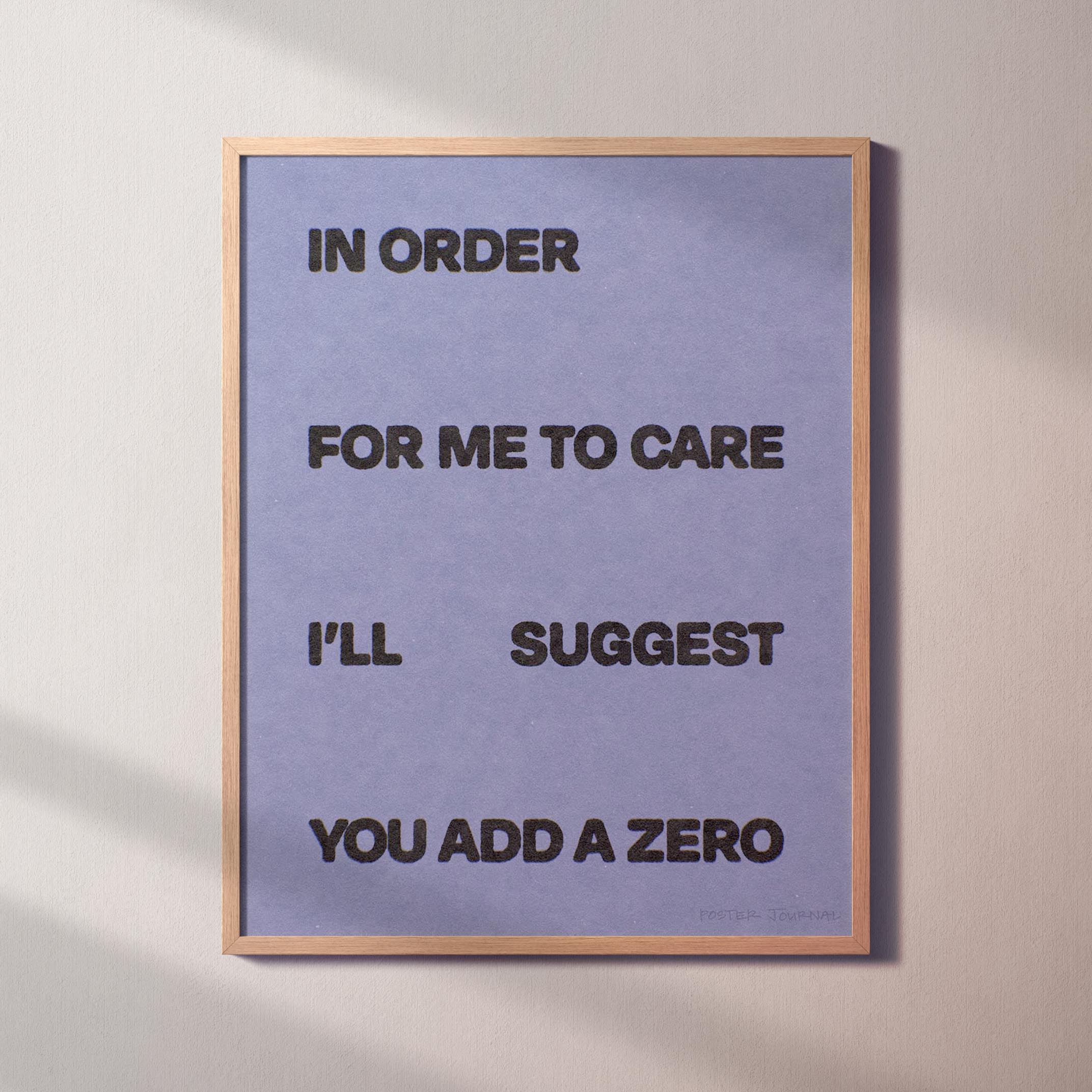 ZERO PRINT