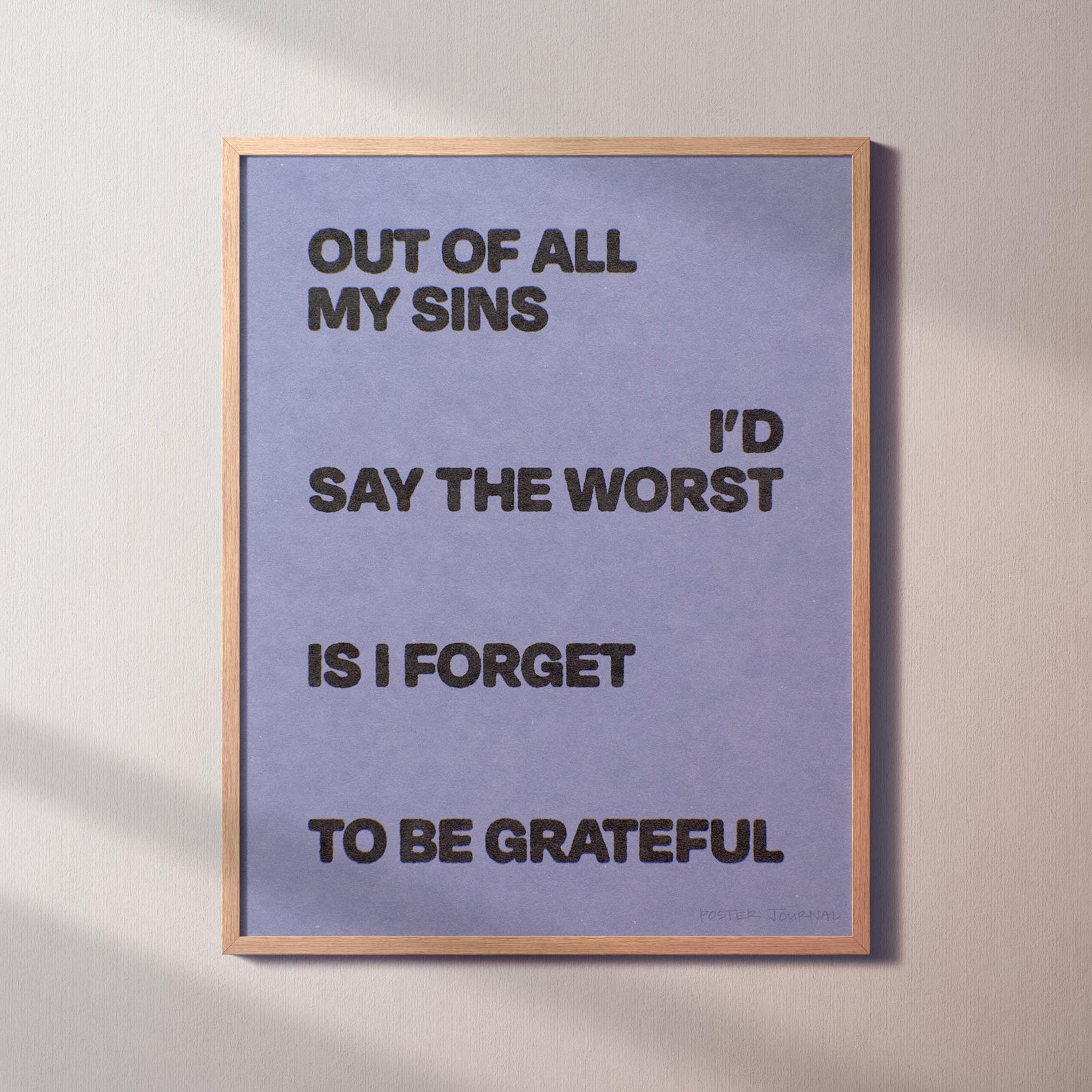 GRATEFUL PRINT