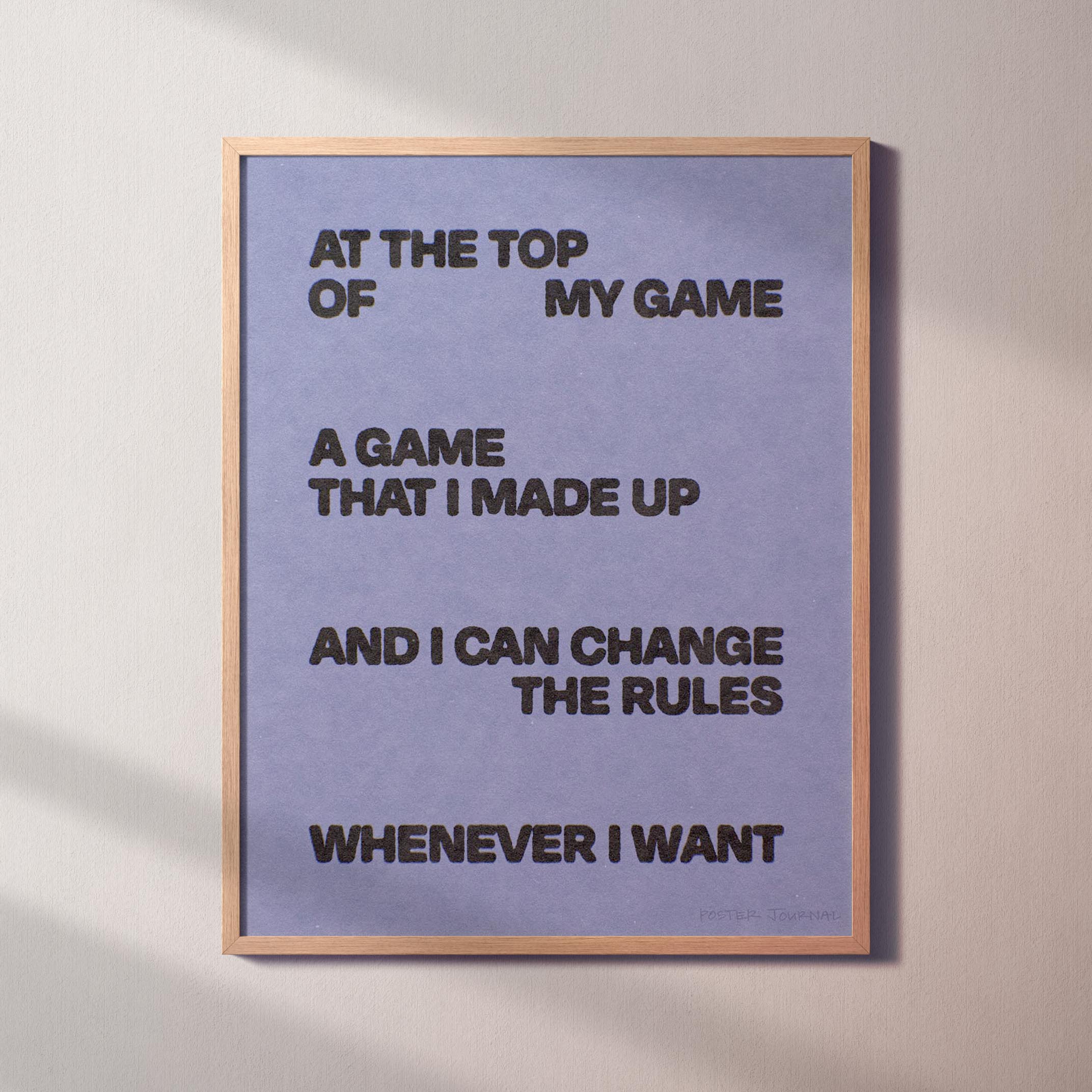 GAME PRINT