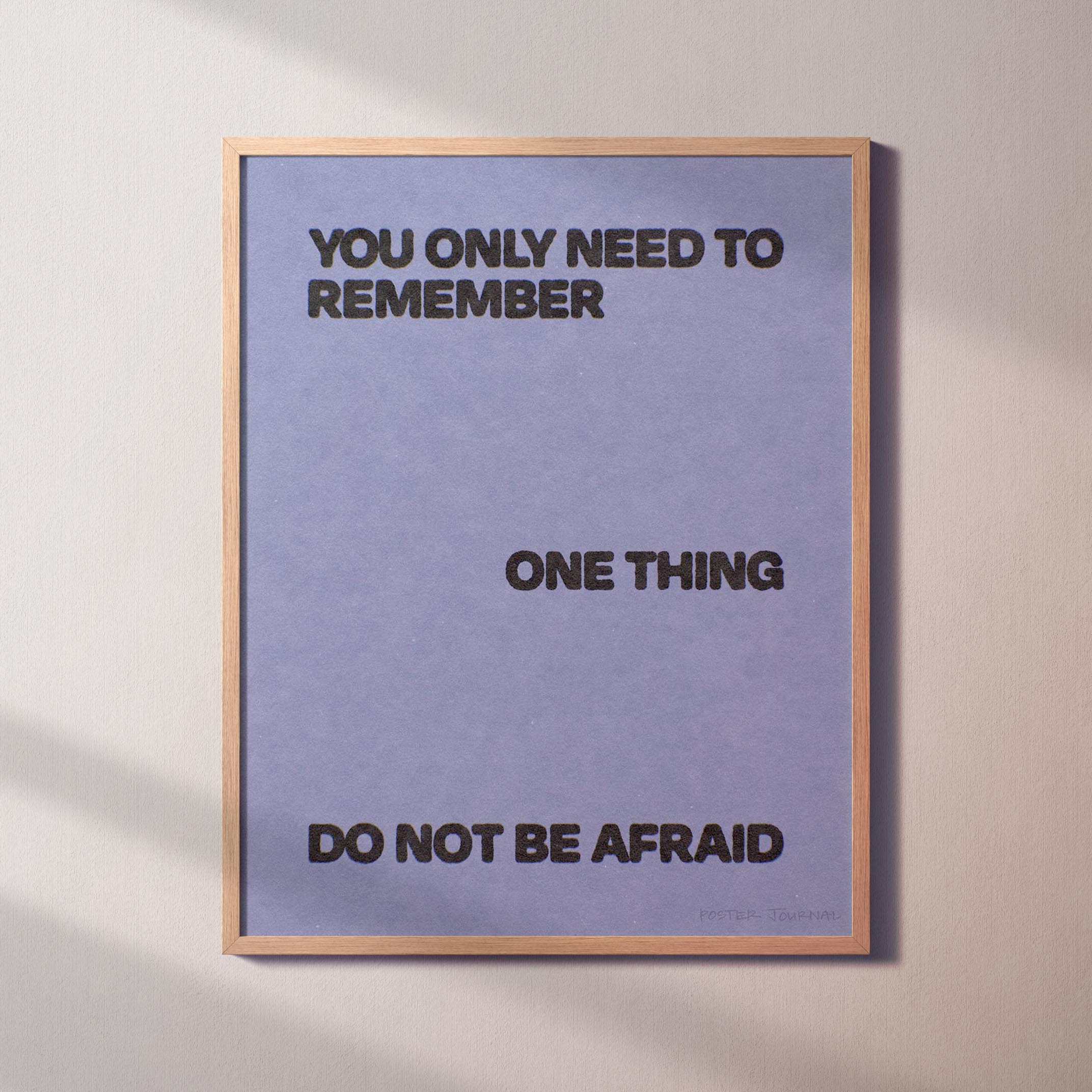 AFRAID PRINT