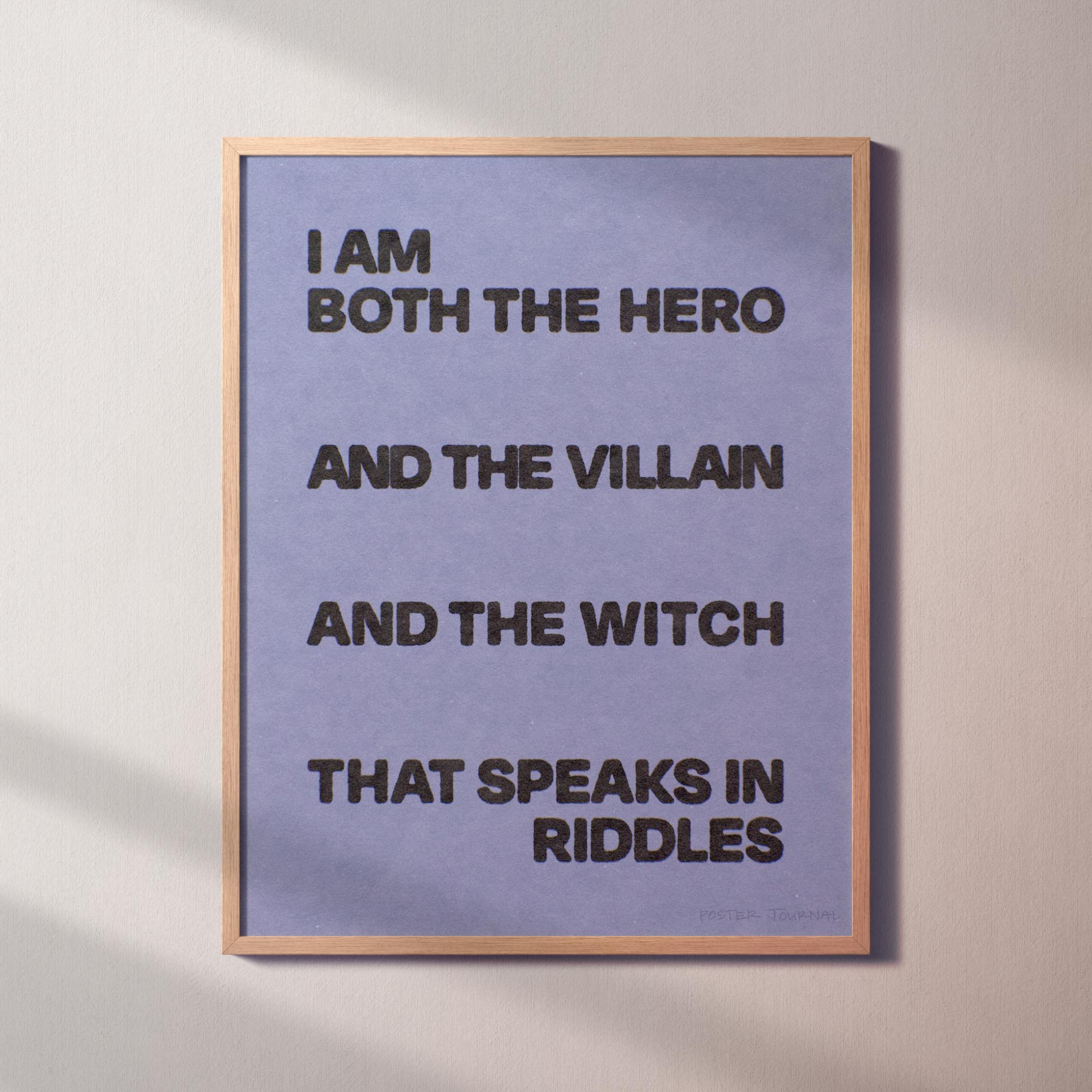 VILLAIN PRINT
