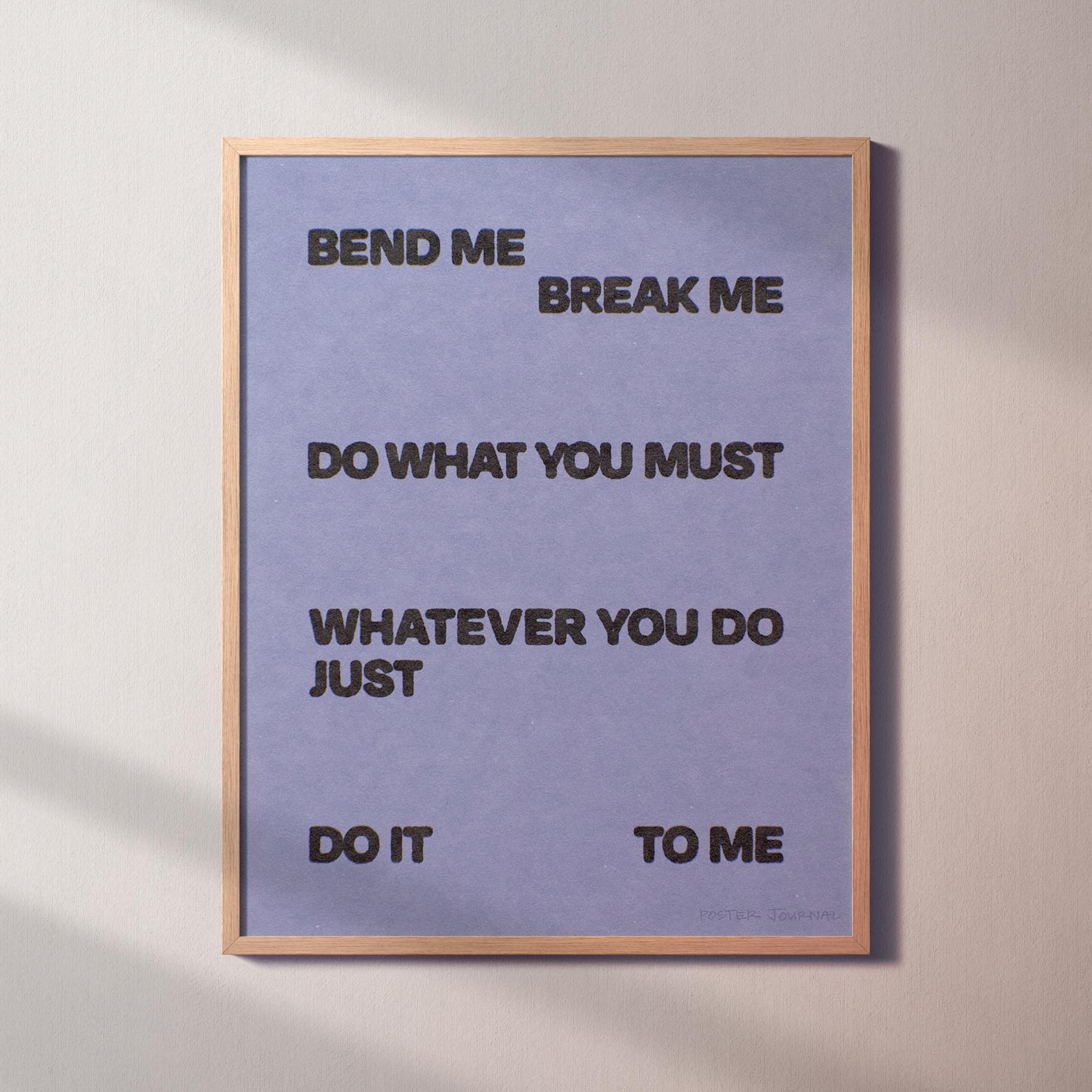 BEND PRINT