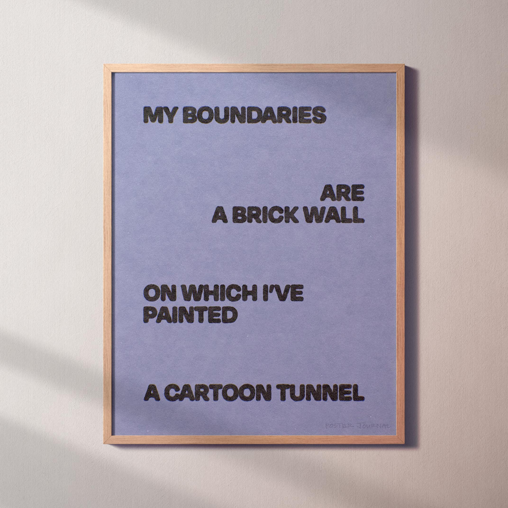 BOUNDARIES PRINT