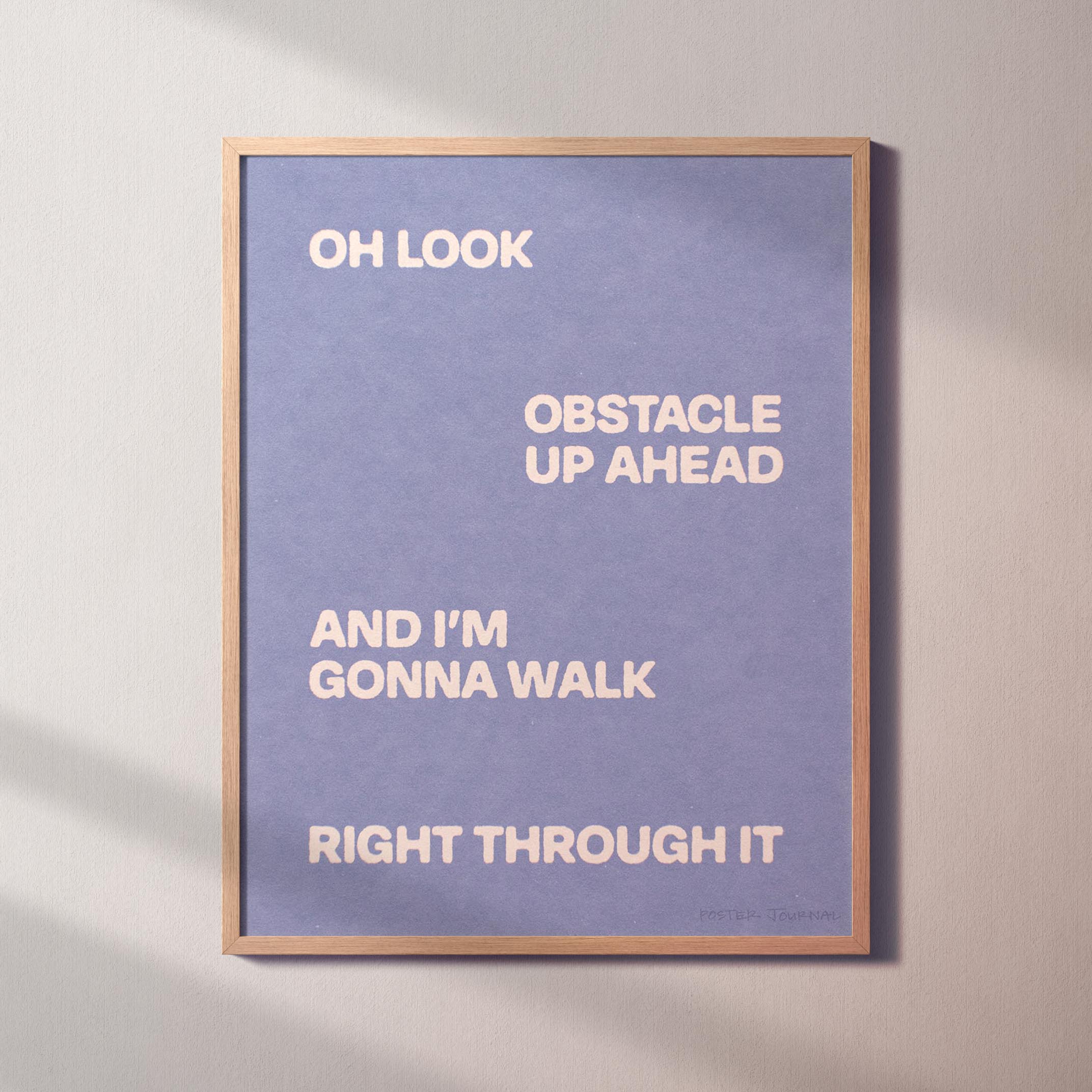 OBSTACLE PRINT