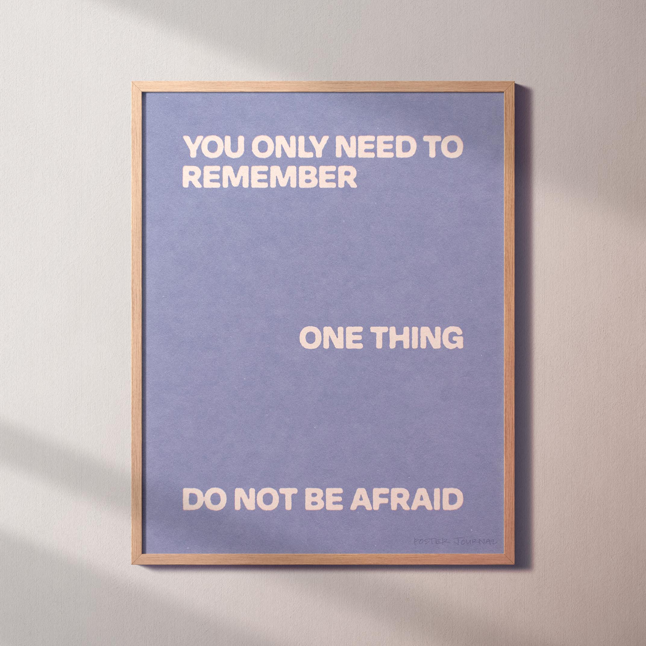 AFRAID PRINT