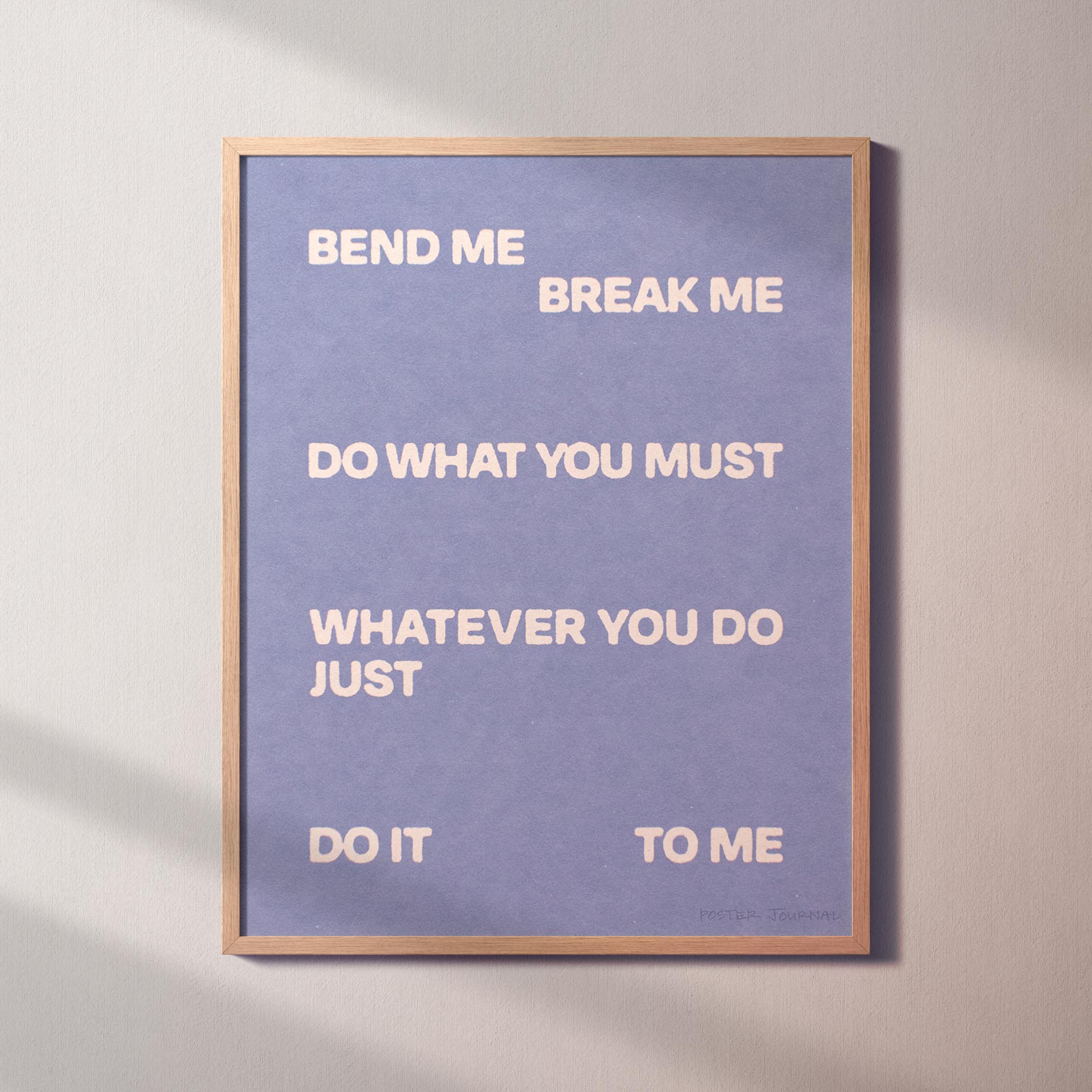 BEND PRINT