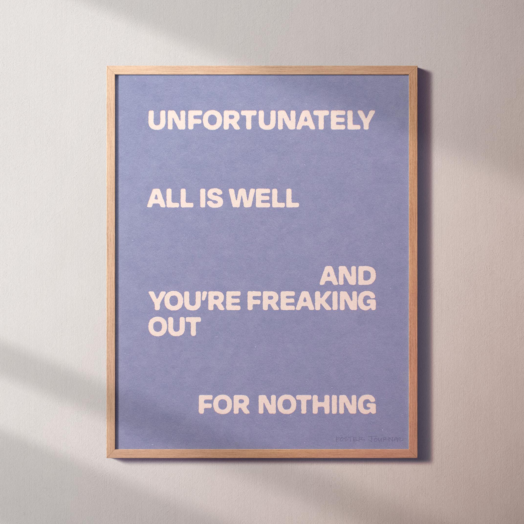 UNFORTUNATELY PRINT