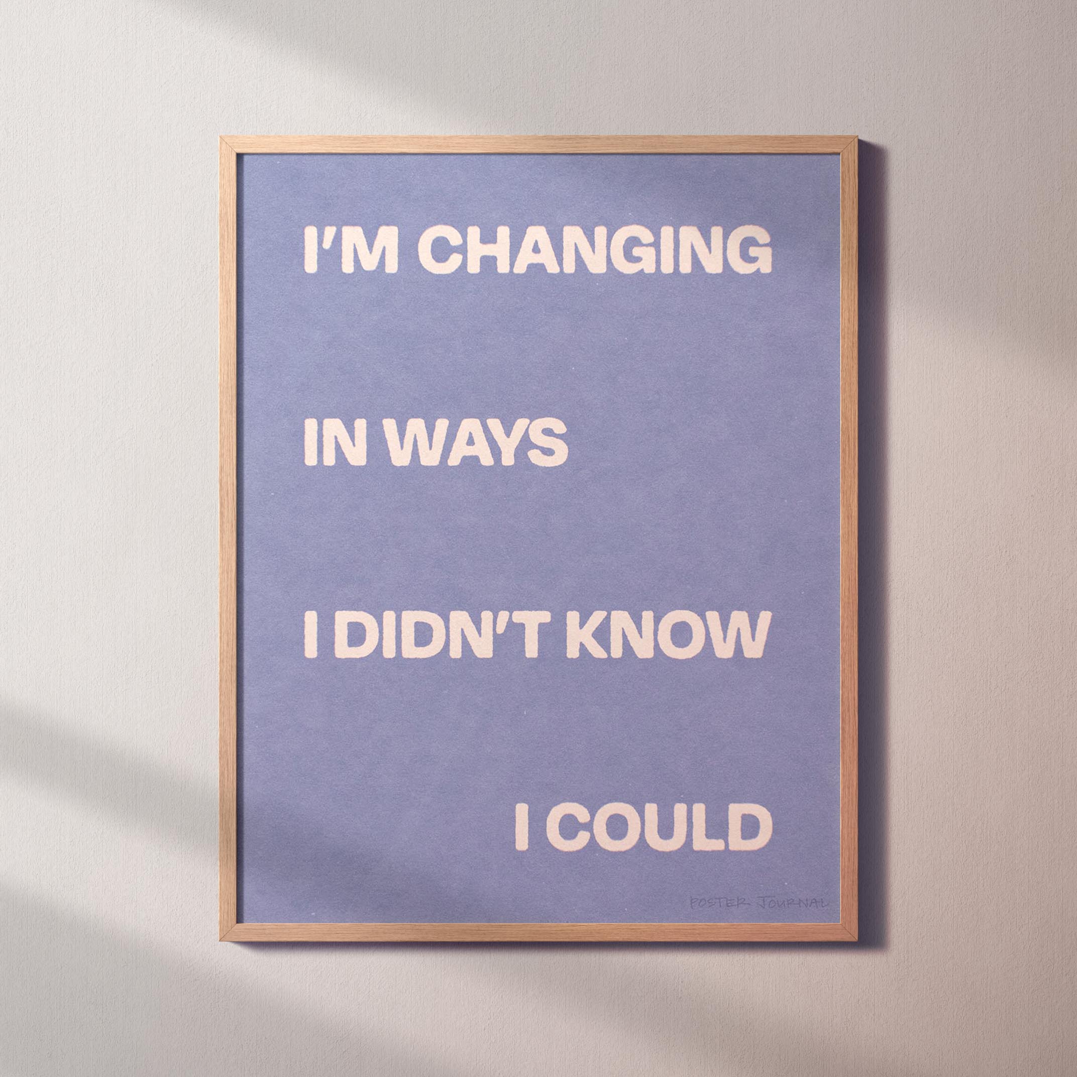 CHANGING PRINT