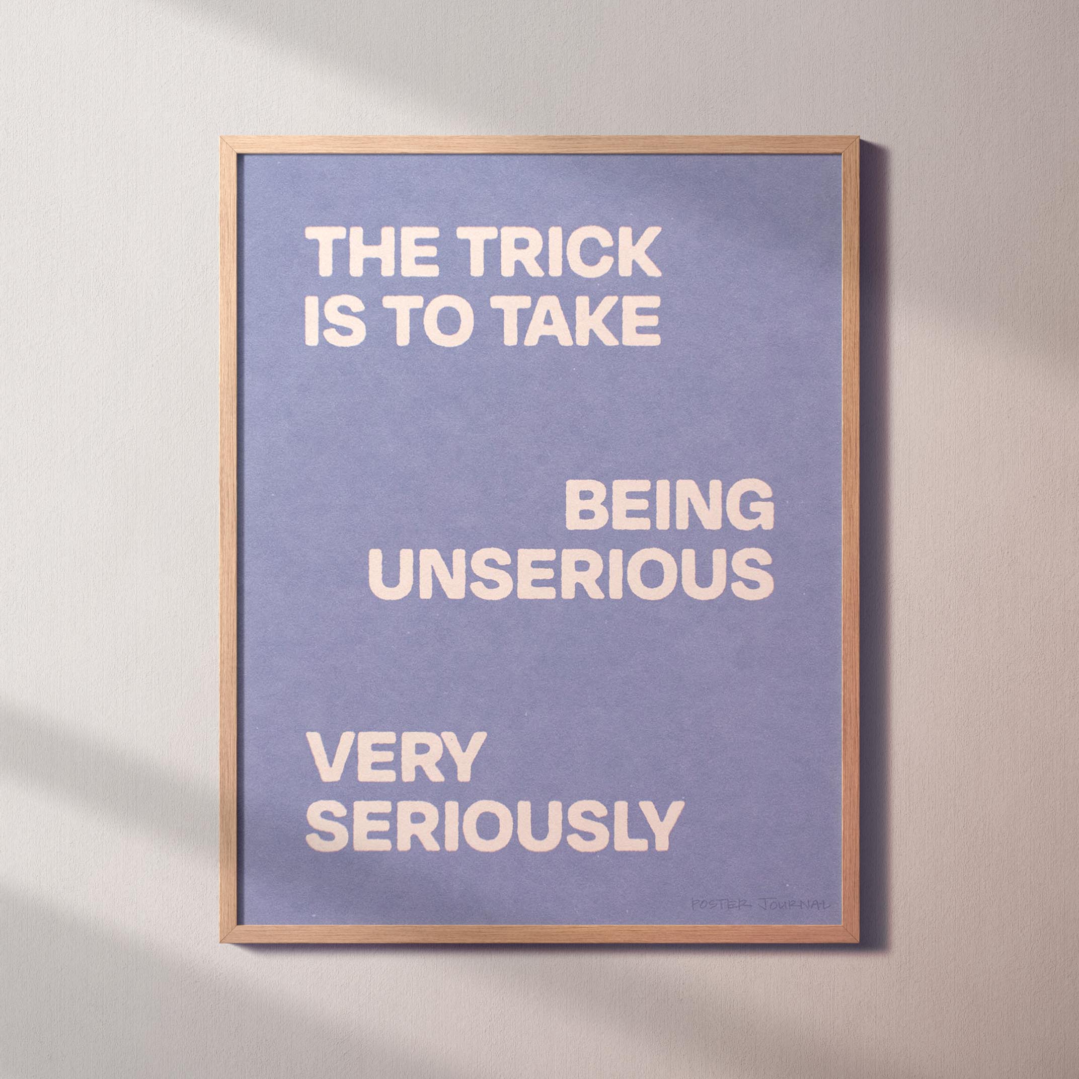UNSERIOUS PRINT