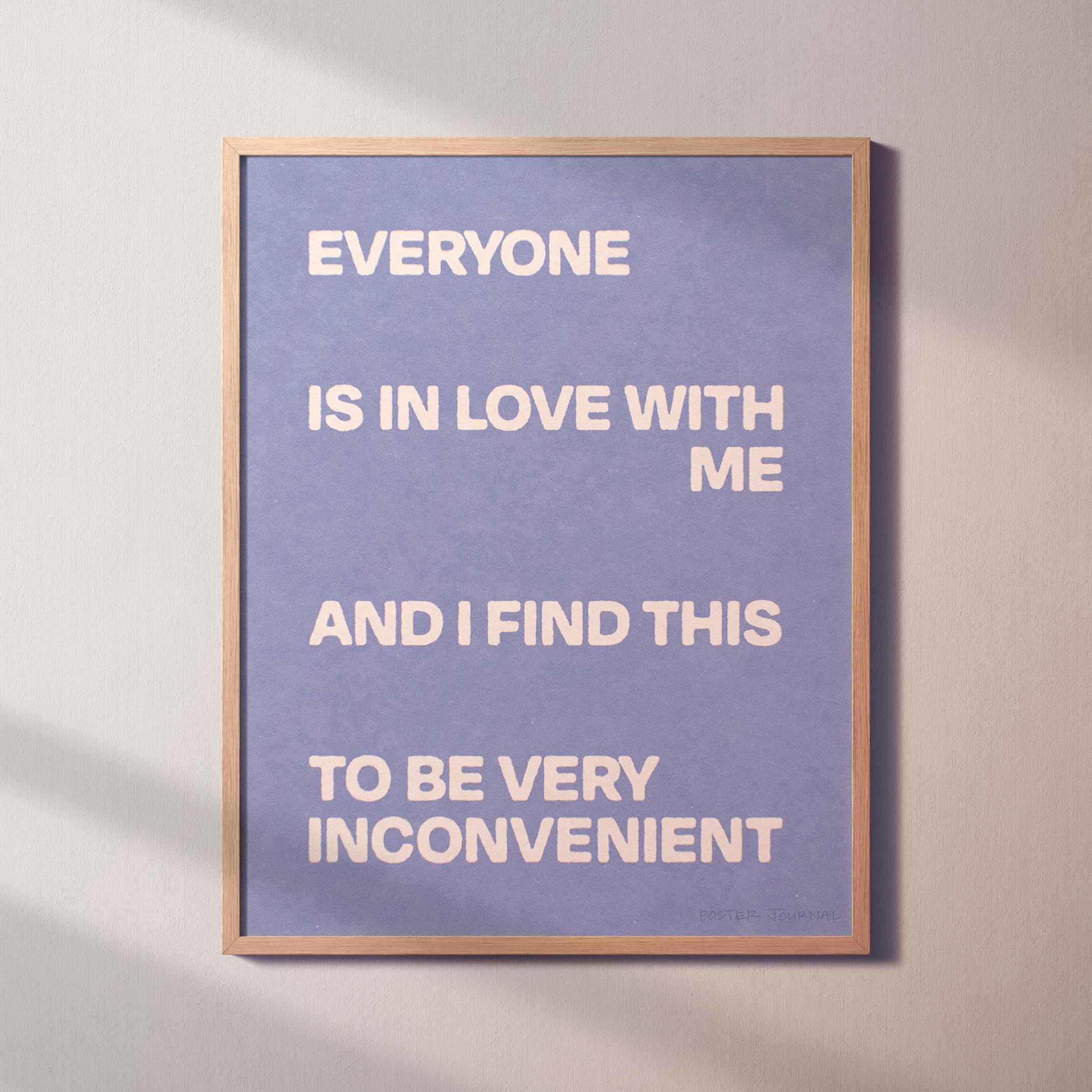 INCONVENIENT PRINT