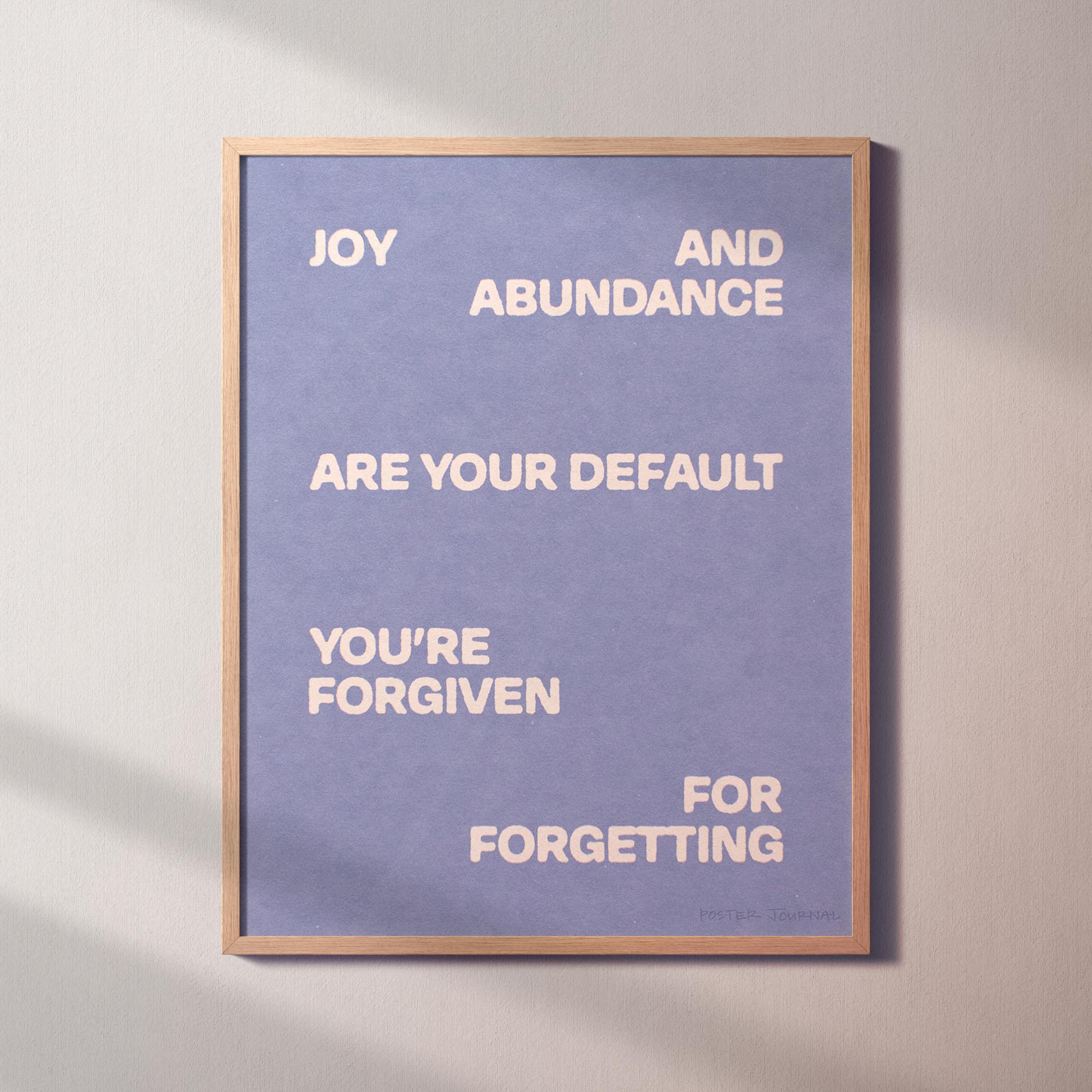 FORGIVEN PRINT